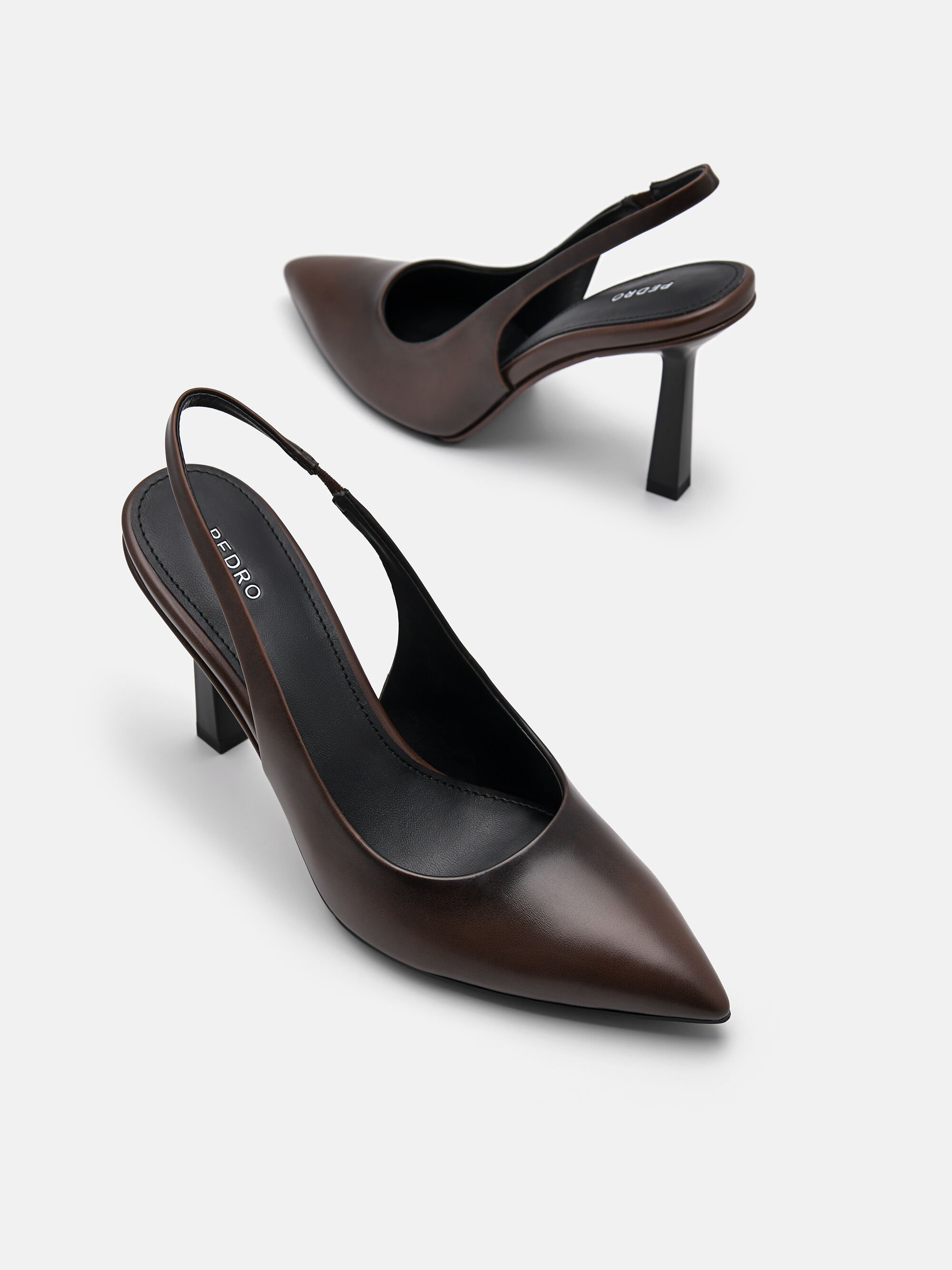 PEDRO Studio Liza Slingback Pumps, Brown