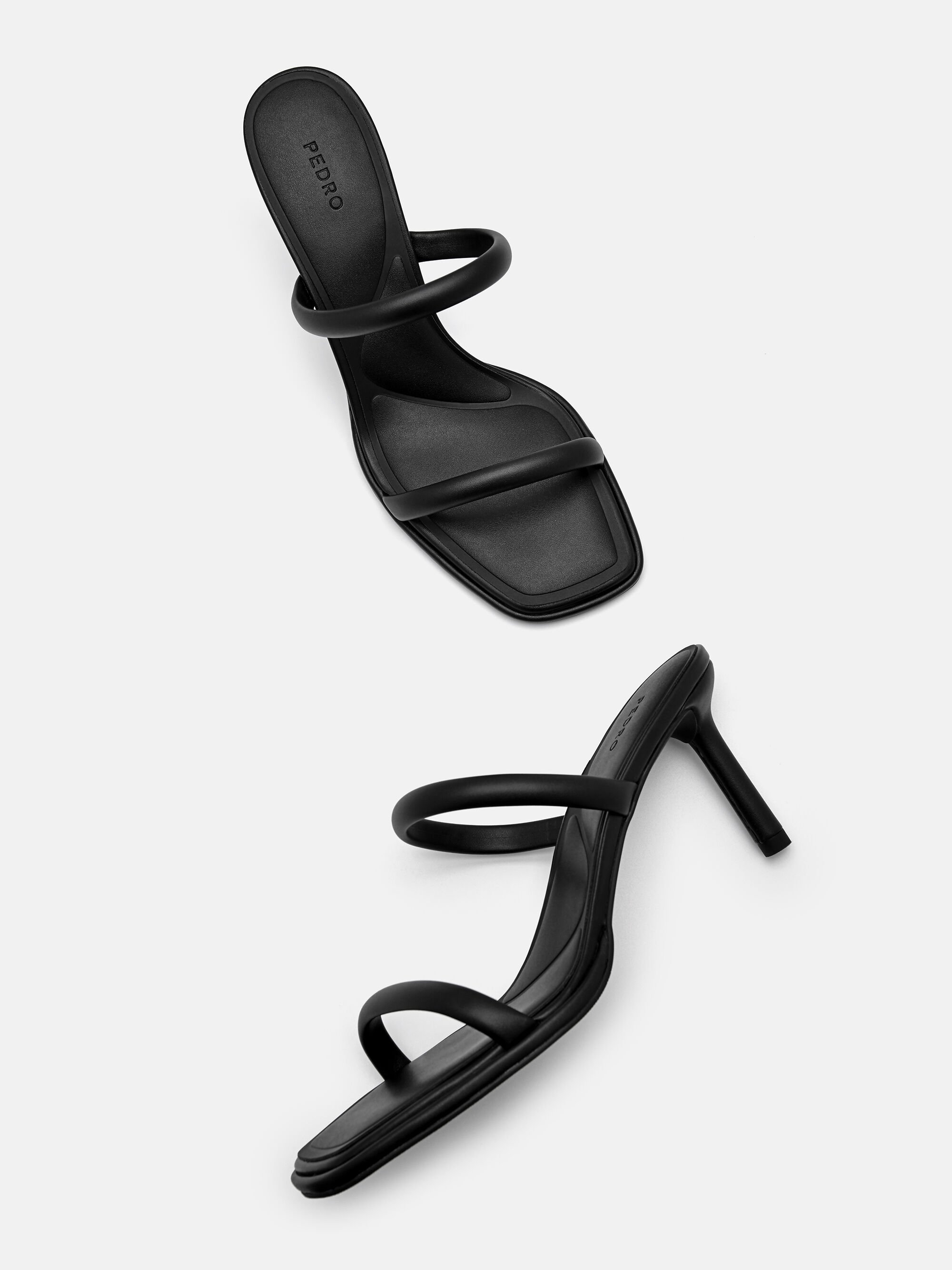 Bianca Heel Sandals, Black