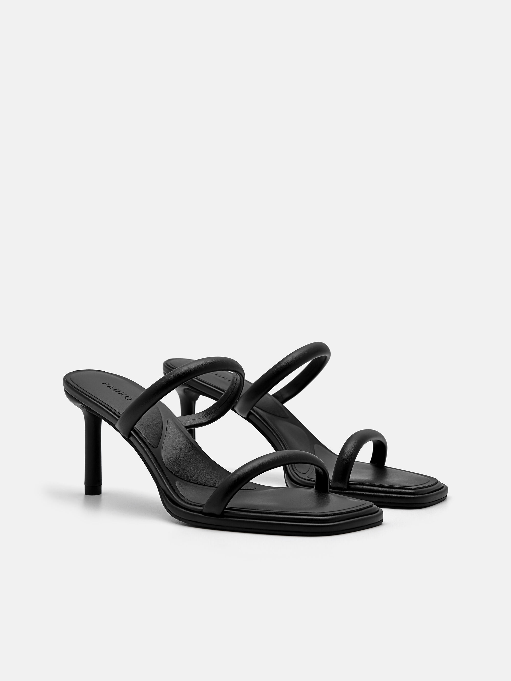 Bianca Heel Sandals, Black