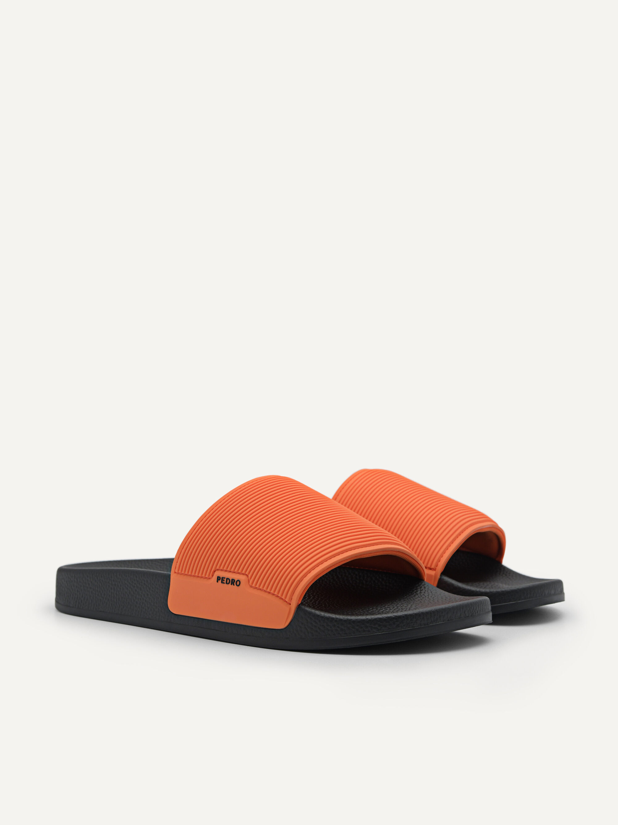 Orange Slide Sandals - PEDRO International
