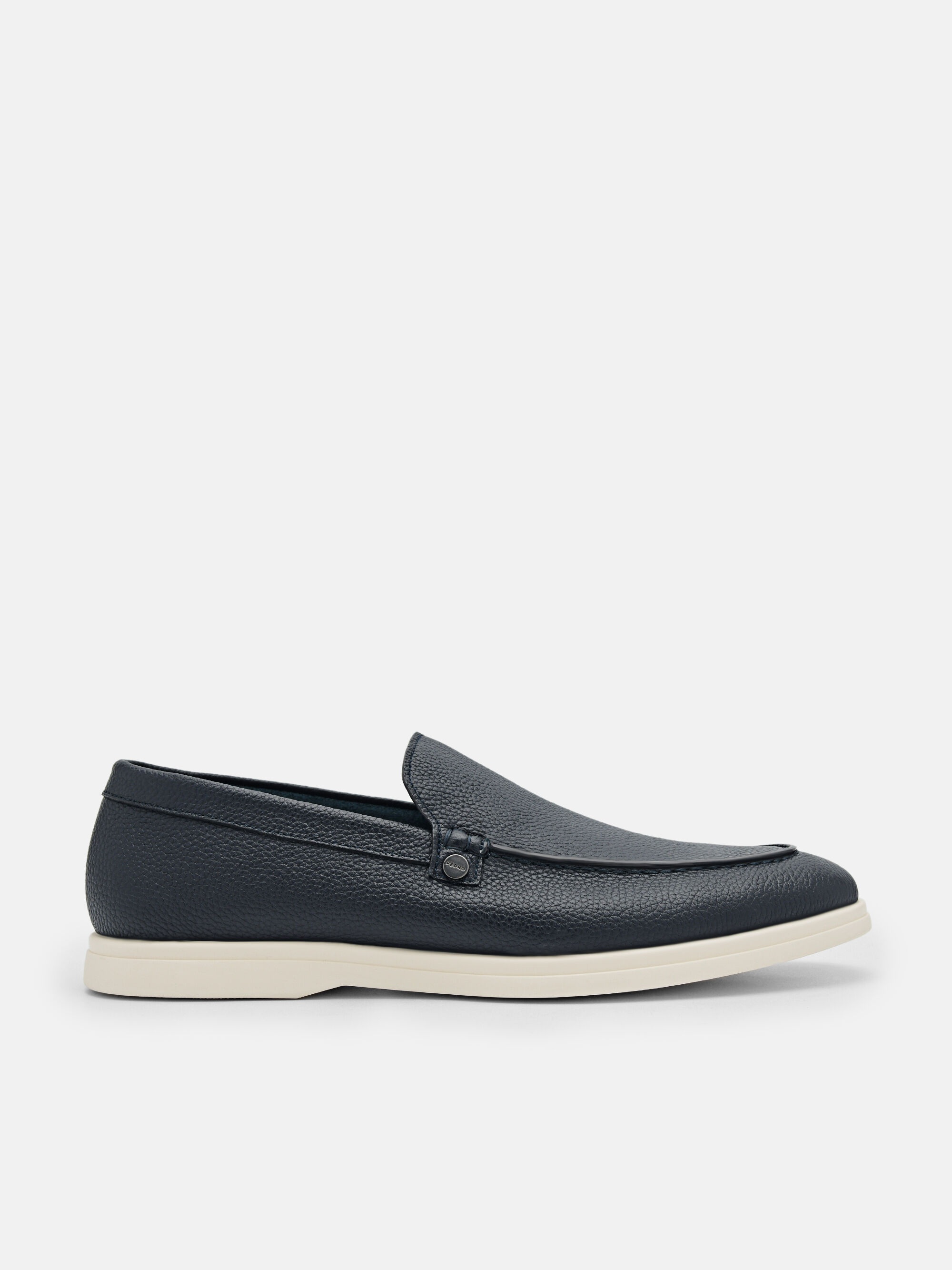 Oliver Leather Loafers, Navy