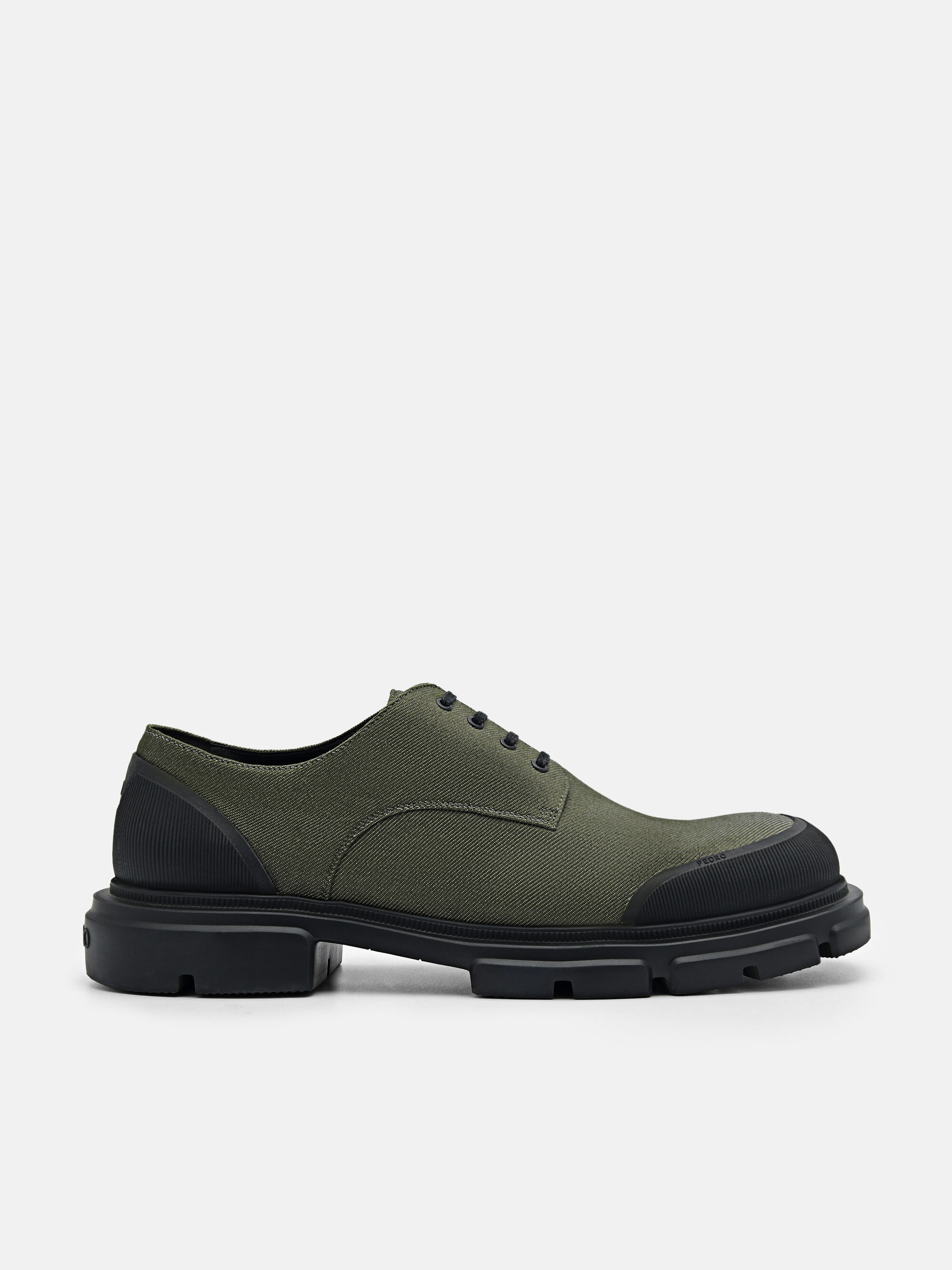 Ellis Derby Shoes, Military Green