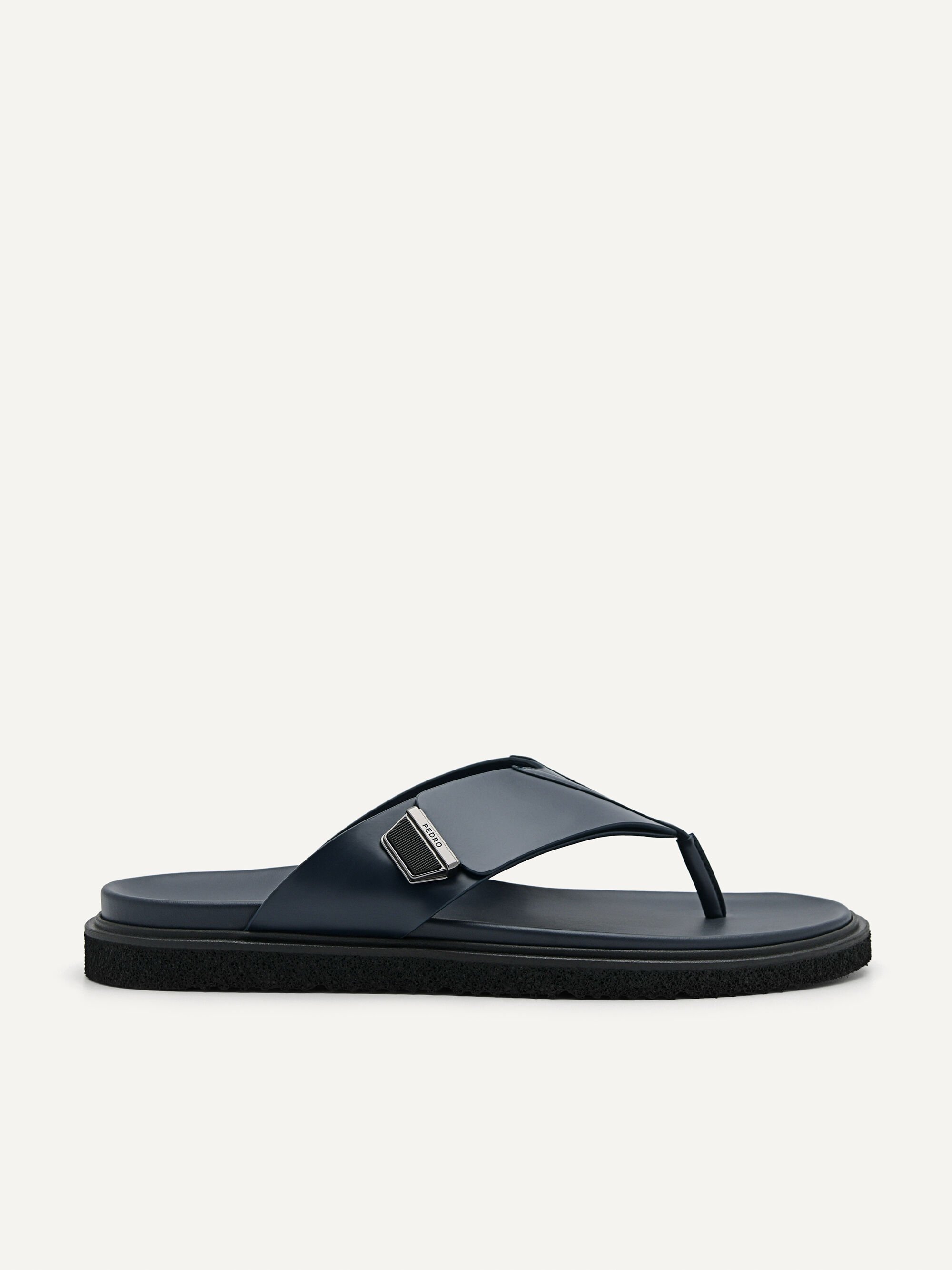 Tommy Hilfiger Men Coffee Bean Leather Flip Flops Thong Sandals-9 UK/India  (43 EU) (P9AMF111) : Amazon.in: Fashion