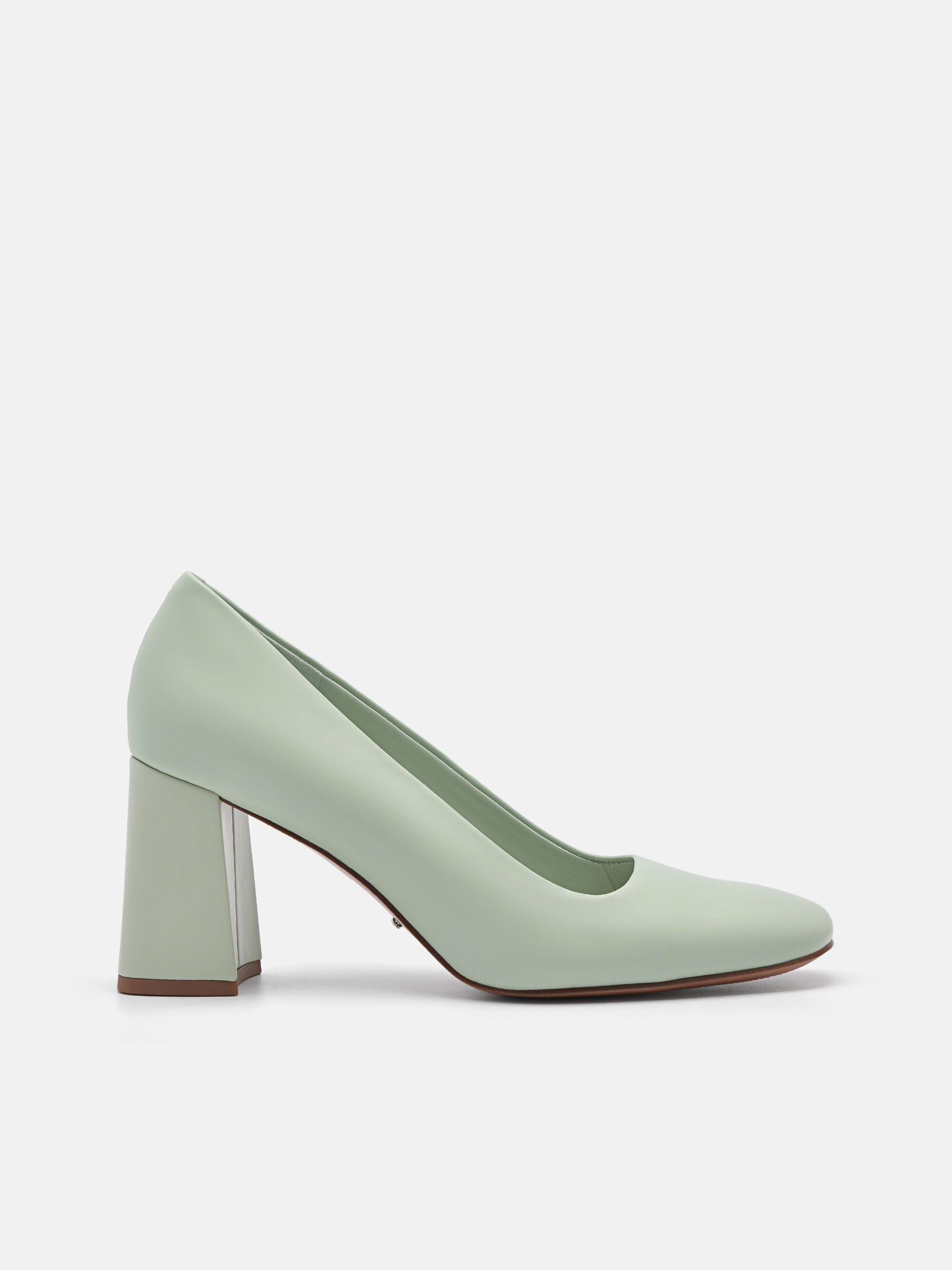 Chunky sale heel pumps