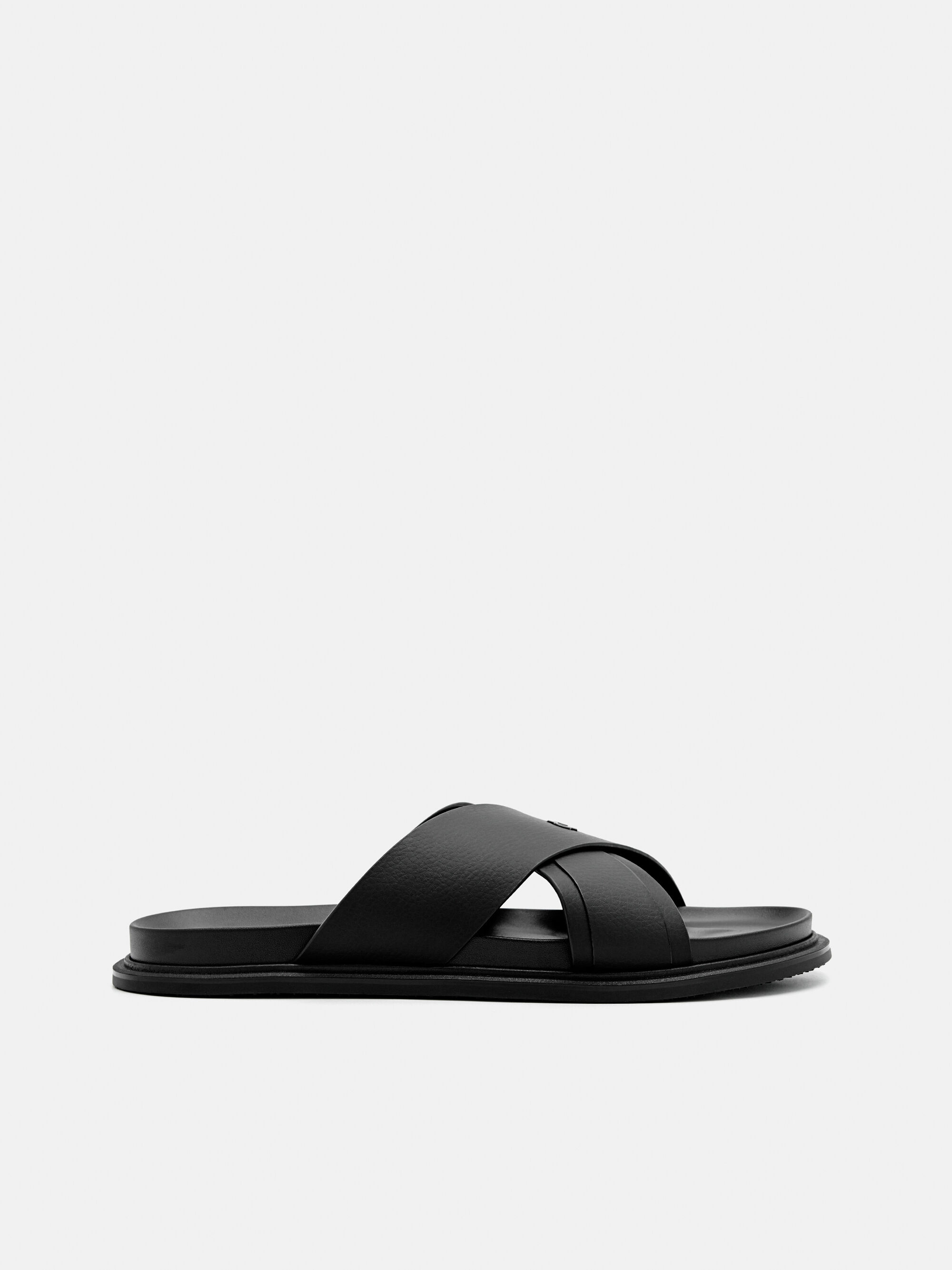 PEDRO Icon Cross Sandals, Black