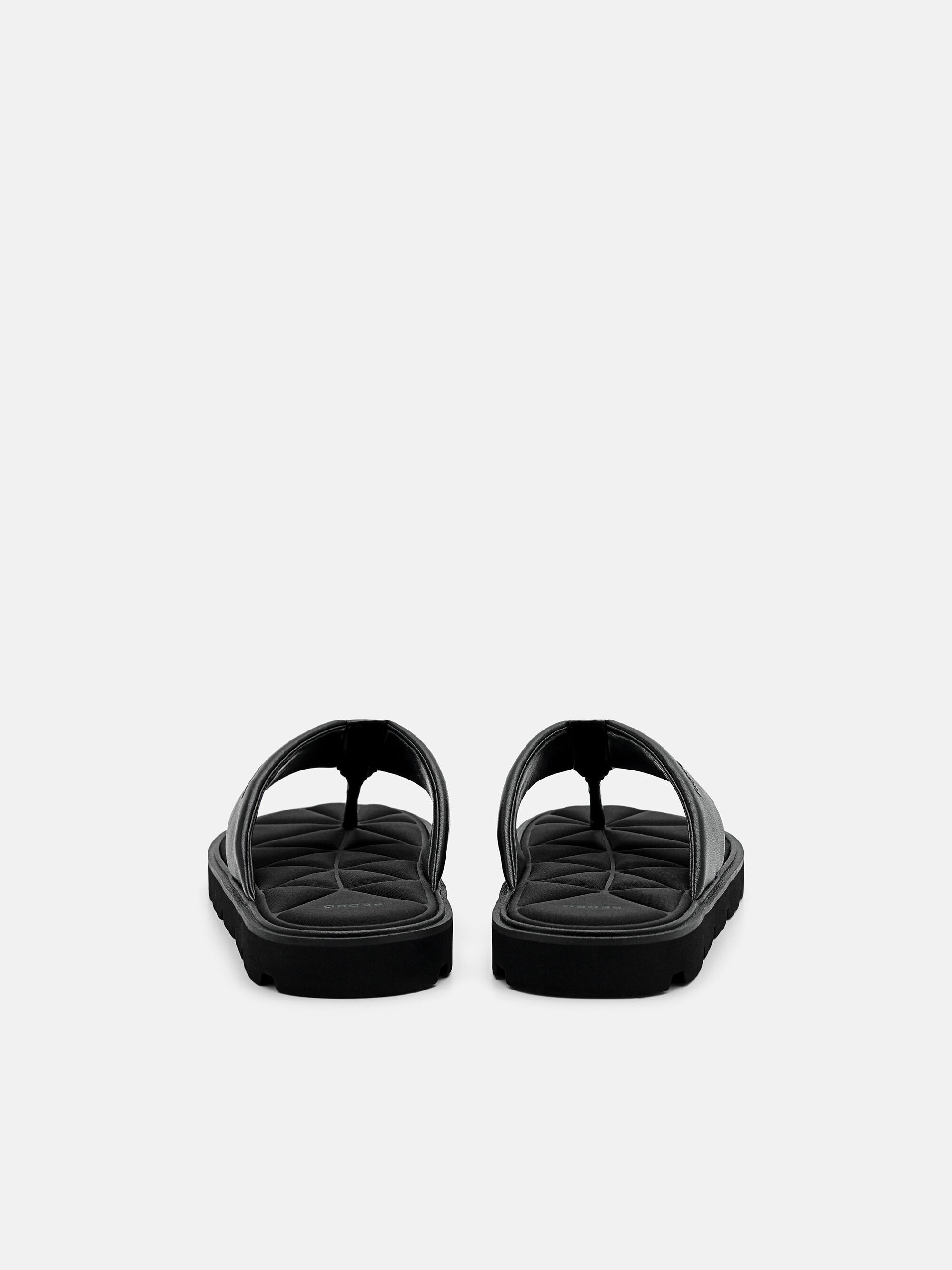 Thong Sandals in Pixel, Black