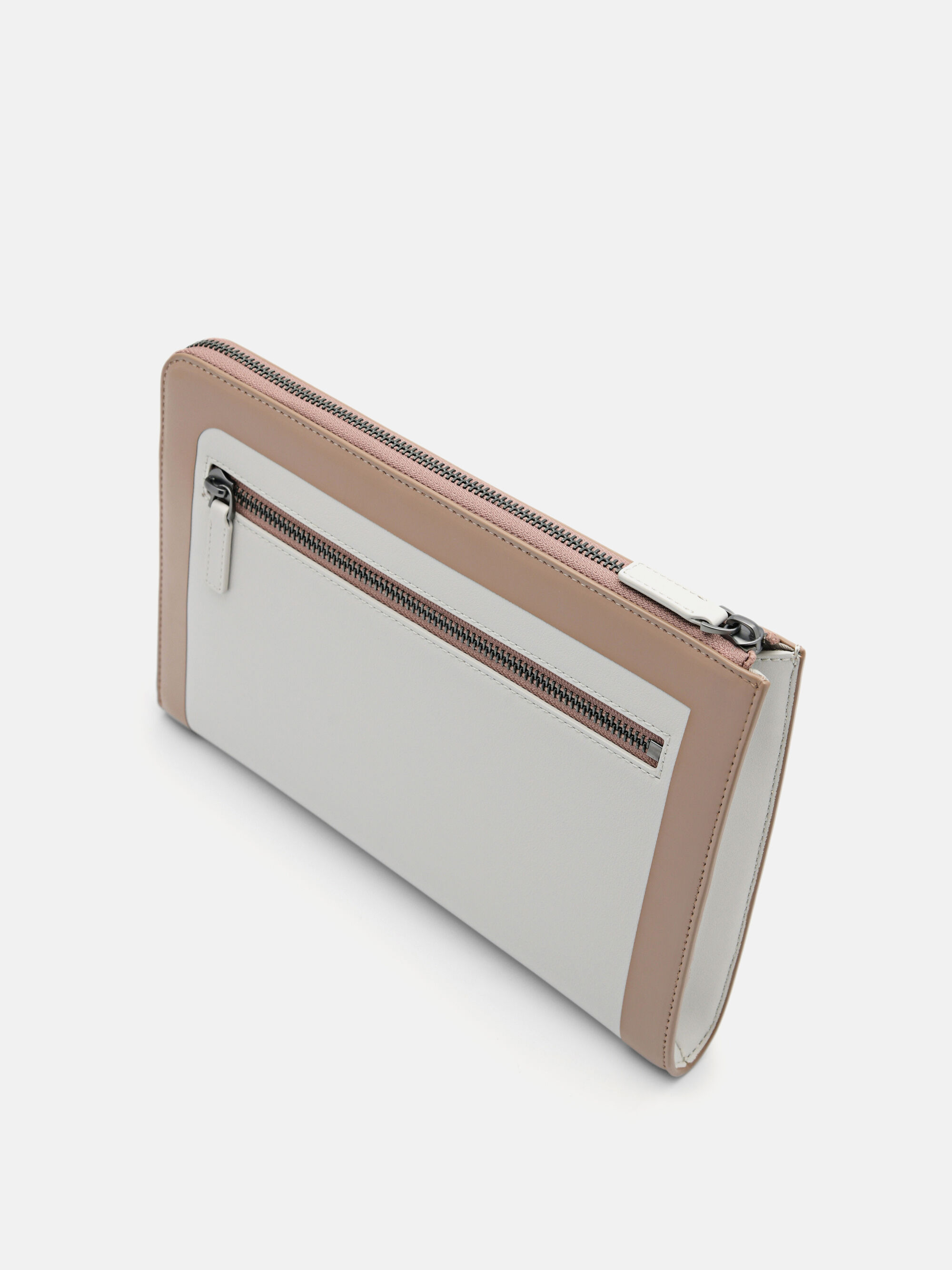 Clutch Bag, Taupe