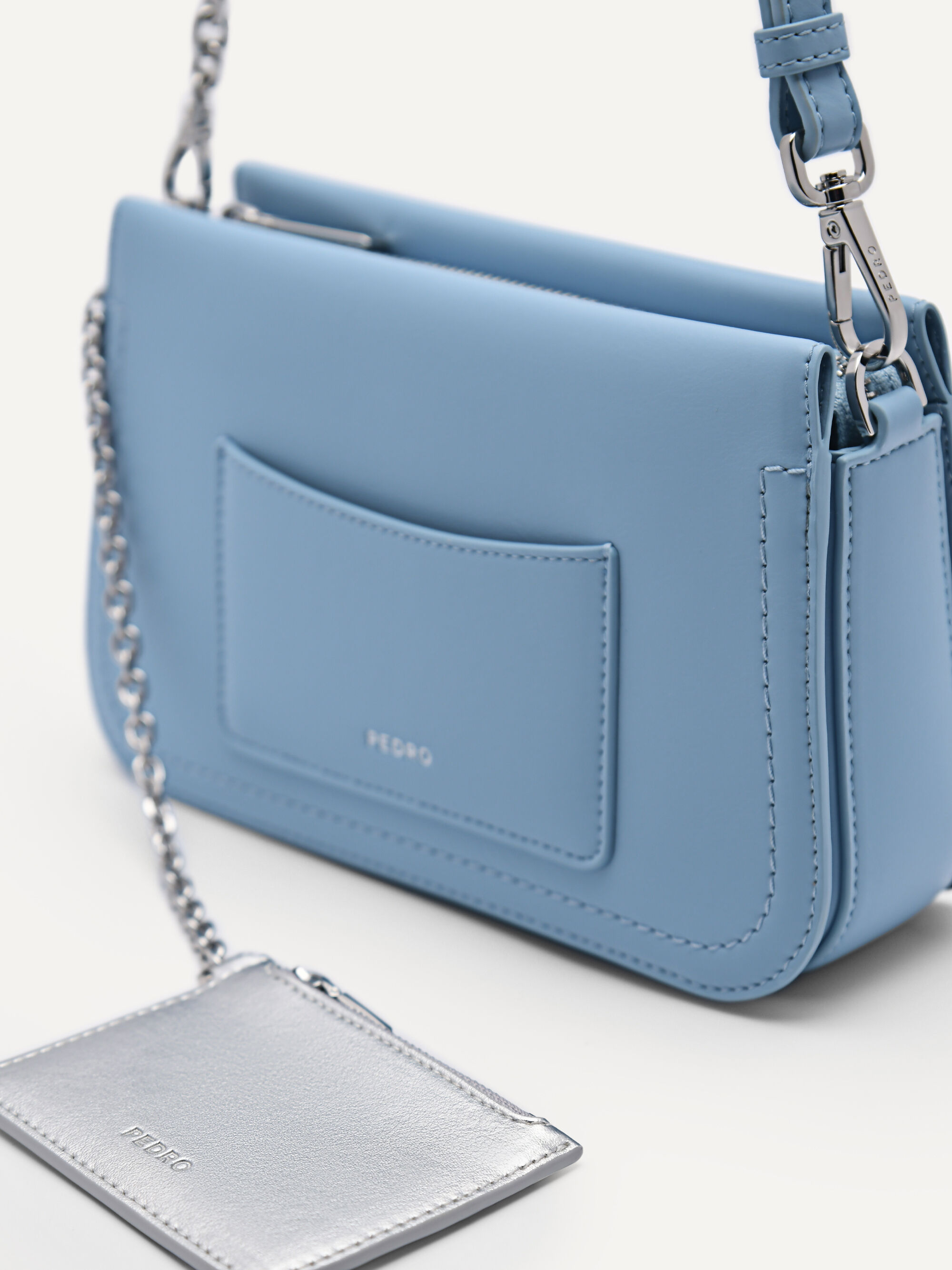 Bette Shoulder Bag, Light Blue