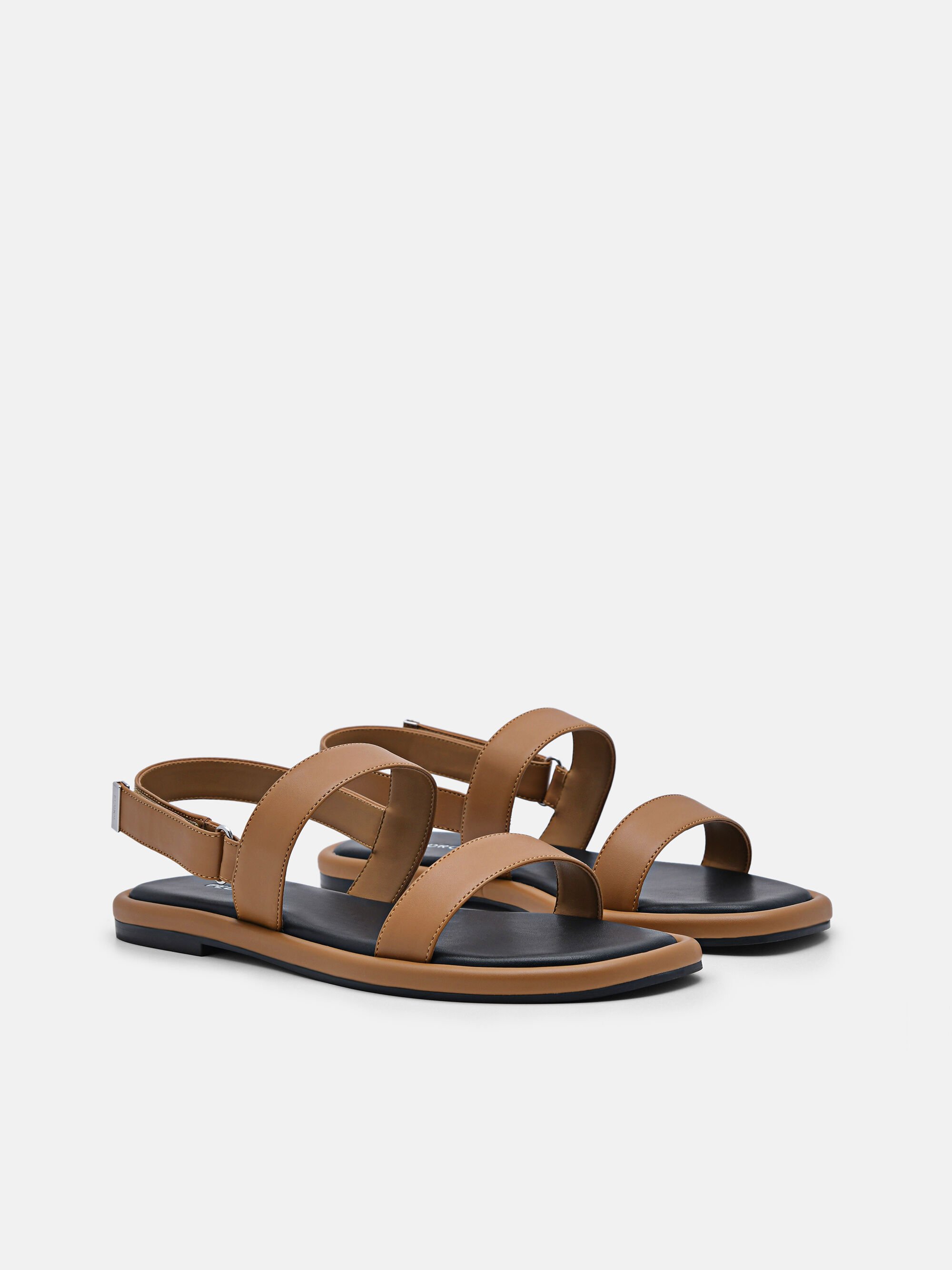 Rhessi Slingback Sandals, Camel