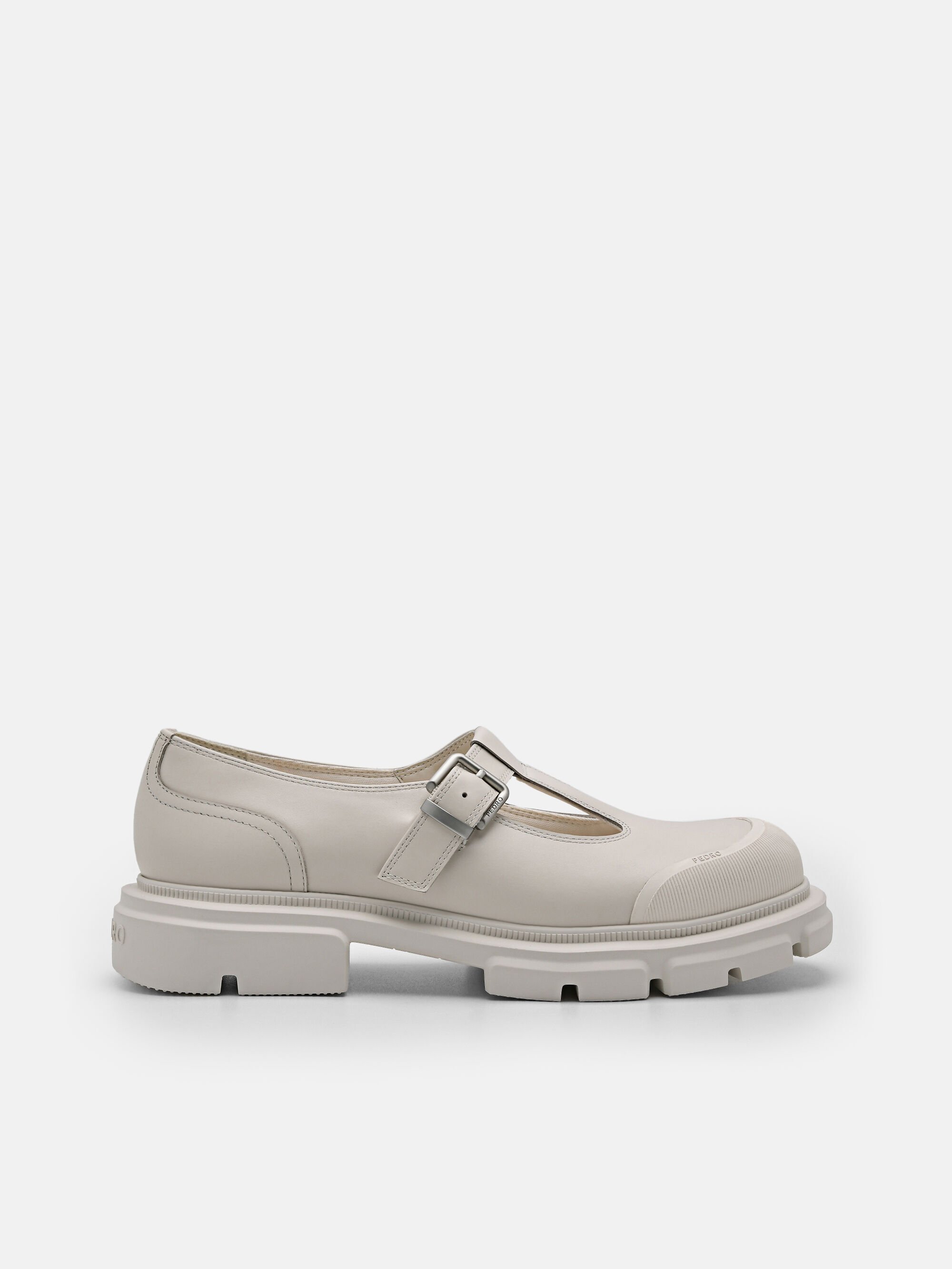 Ellis Leather Loafers, Chalk