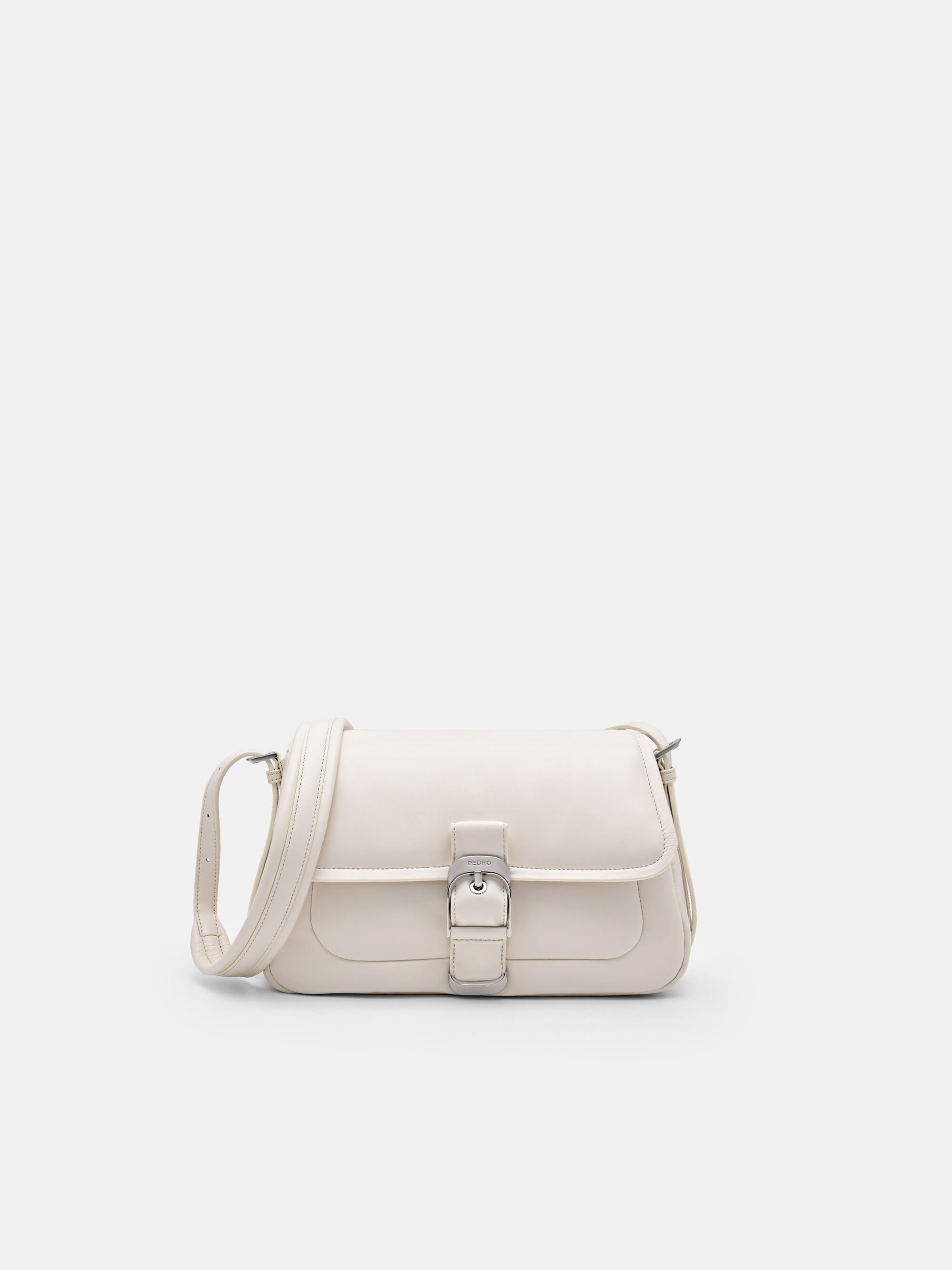 Helix Shoulder Bag, Chalk