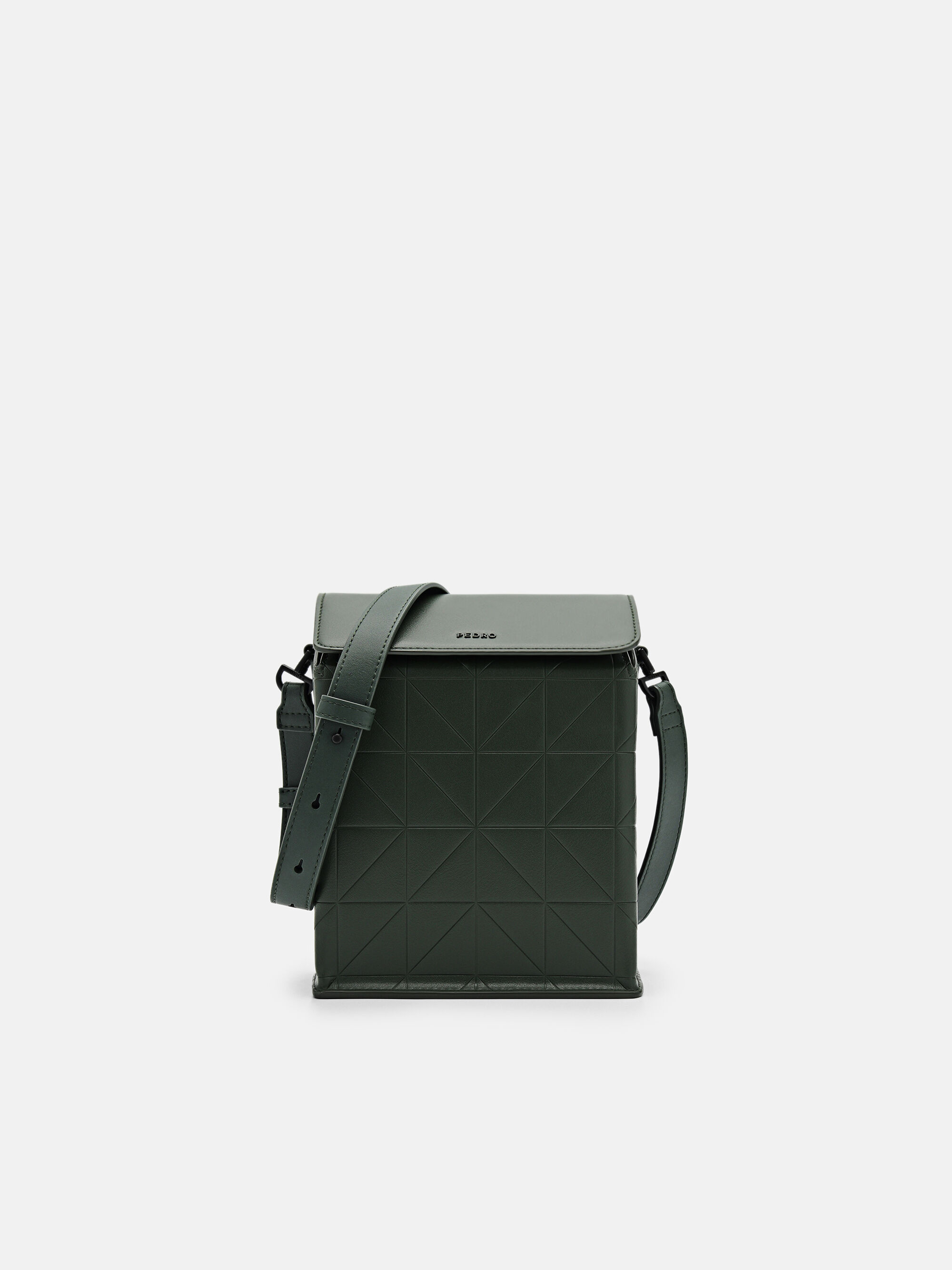 Oliver Sling Bag in Pixel, Dark Green