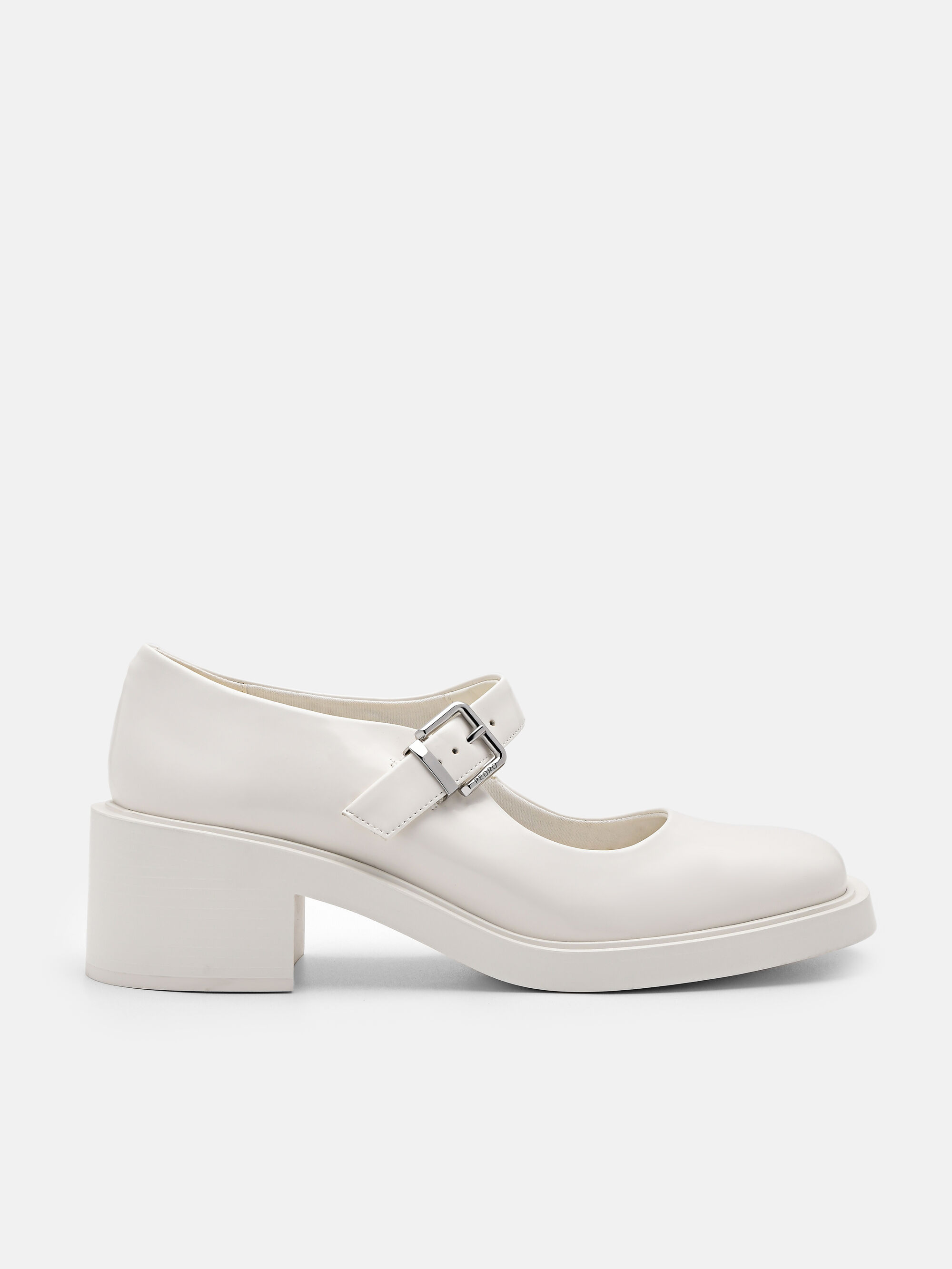 Hale Mary Jane Pumps, Chalk