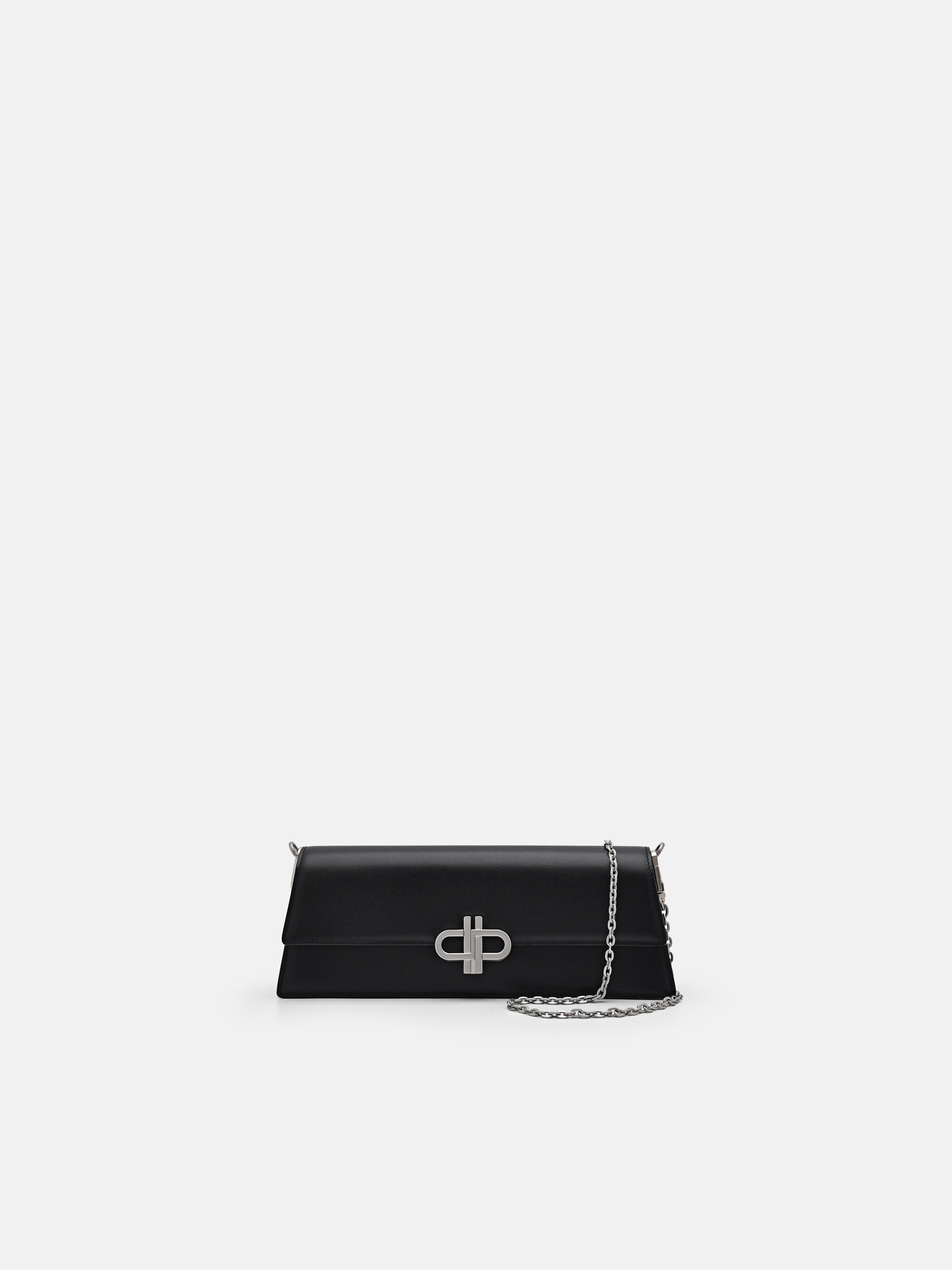 PEDRO Icon Leather Clutch Bag, Black