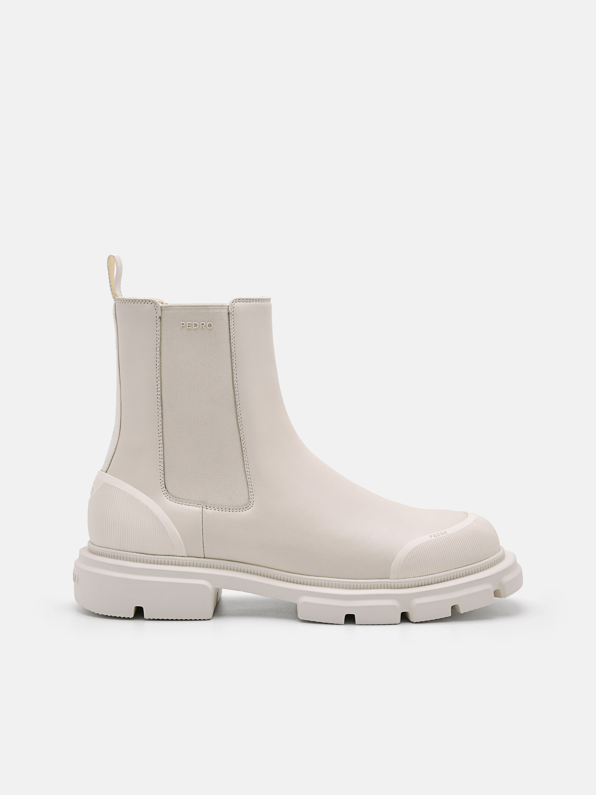 Women's Ellis Leather Chelsea Boots, Chalk