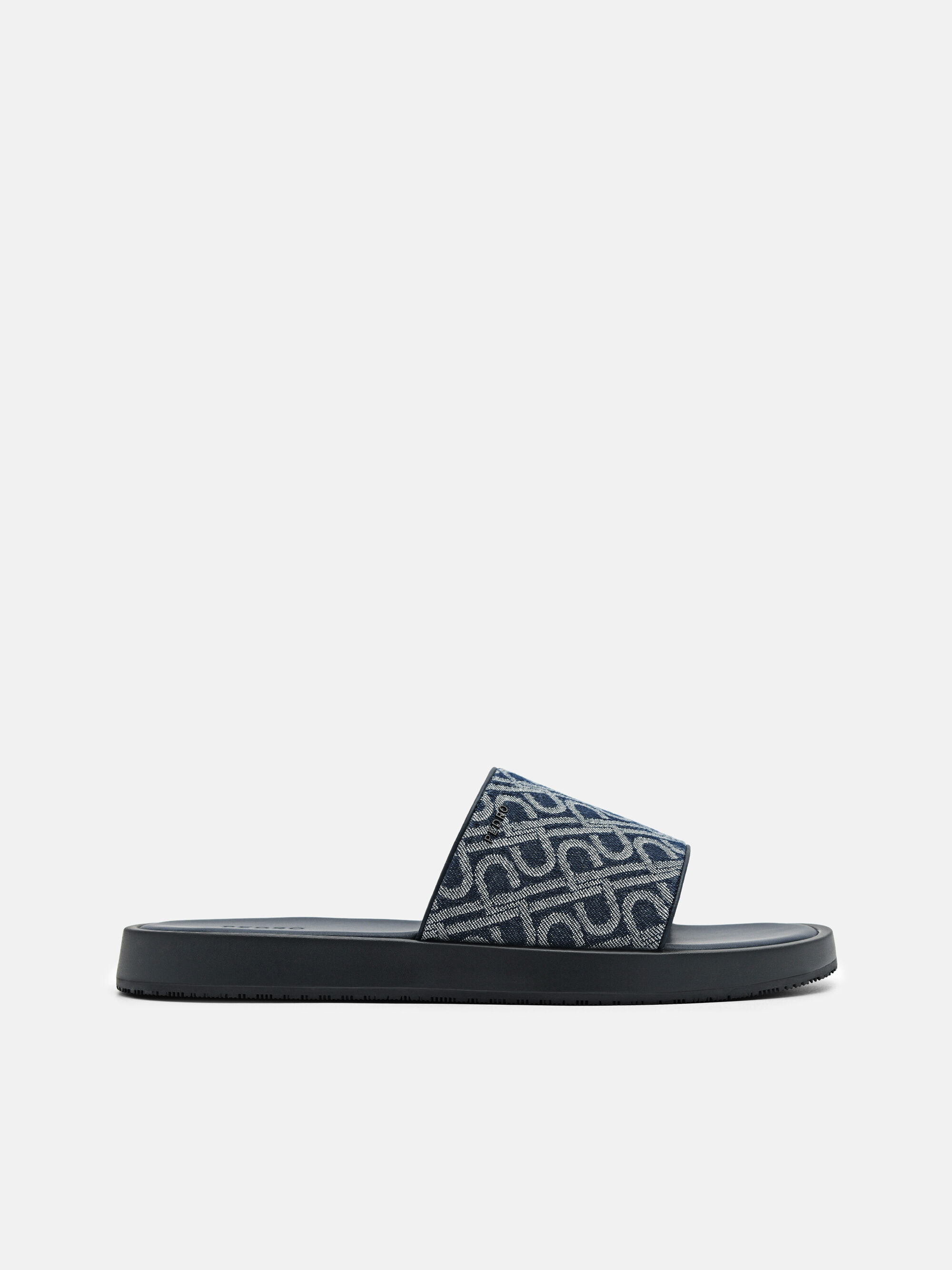 PEDRO Icon Fabric Slide Sandals, Navy