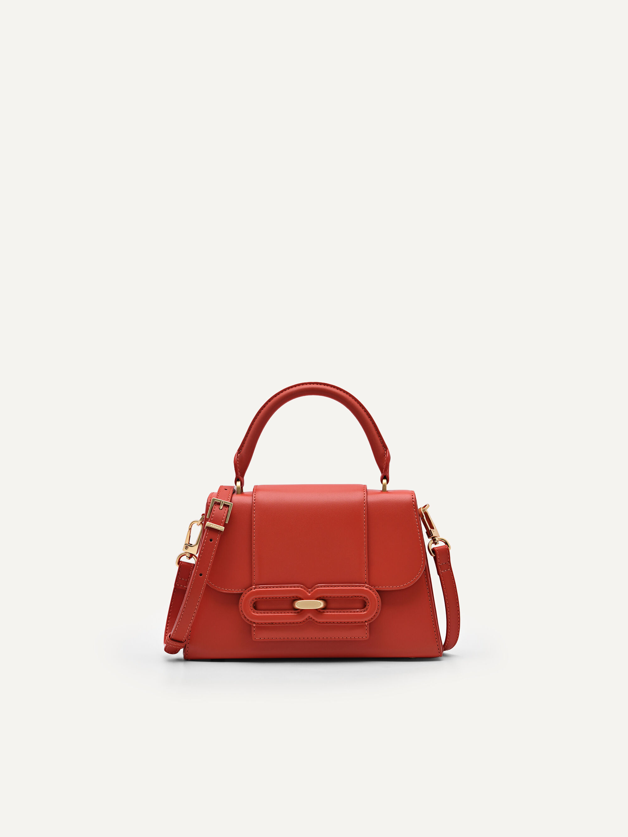 PEDRO Studio Kate Leather Handbag - Red