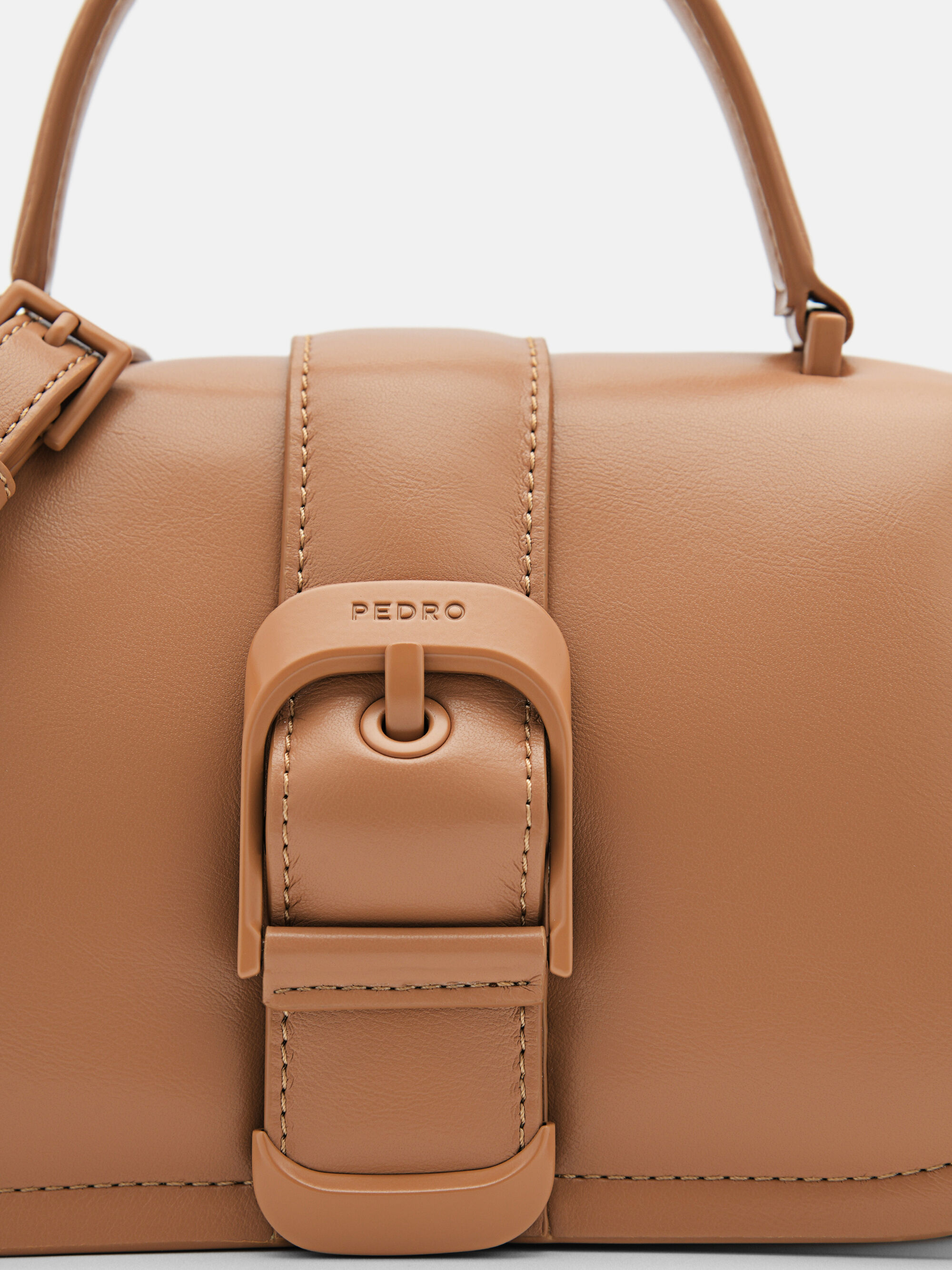 Helix Mini Shoulder Bag, Camel