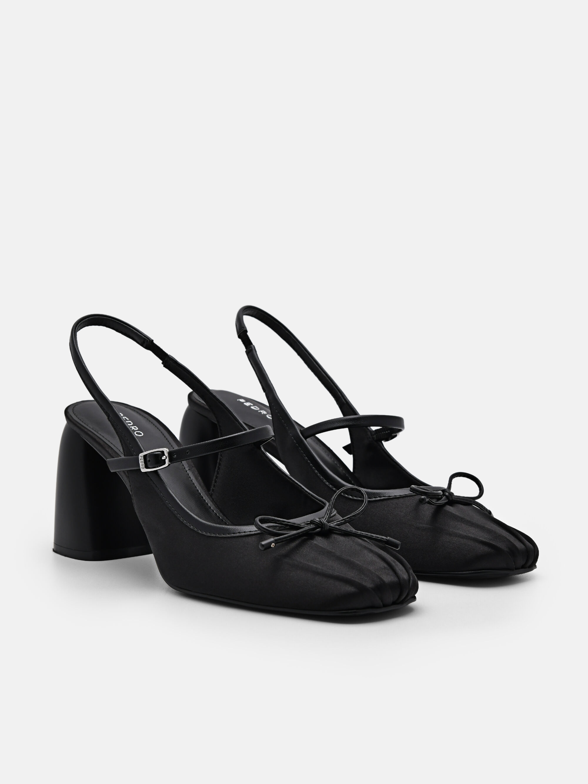 Linea Slingback Pumps, Black