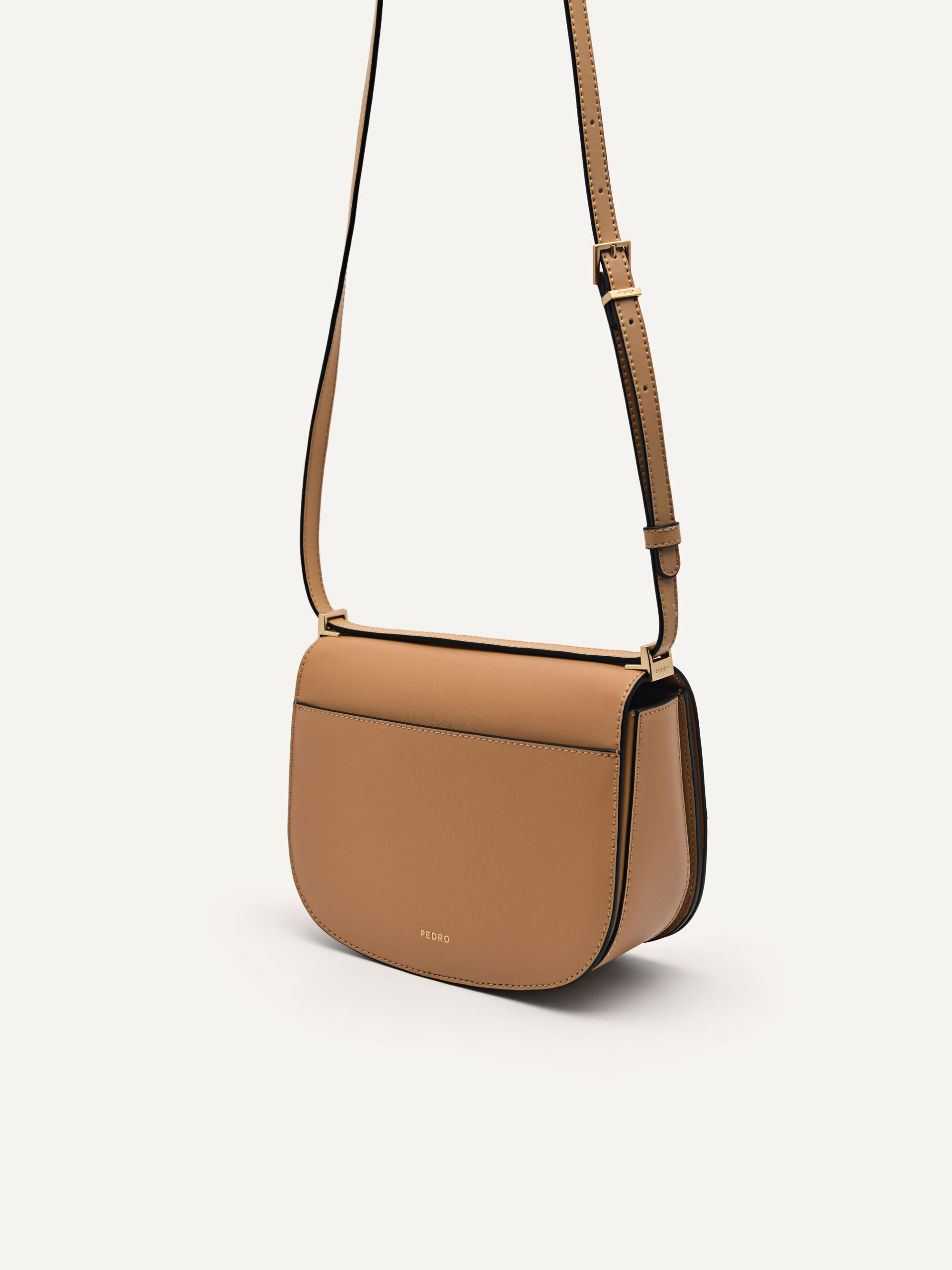 PEDRO Icon Leather Shoulder Bag - Camel