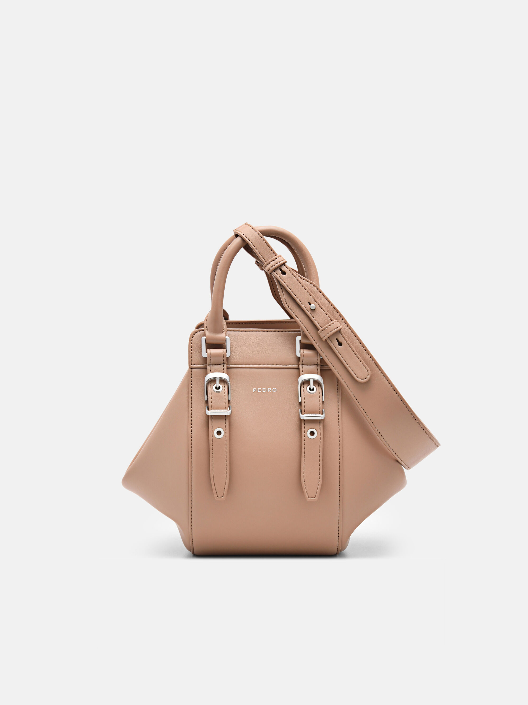 Pedro Shoulder Bag Leather Pink Beige /Uy18 Of Women