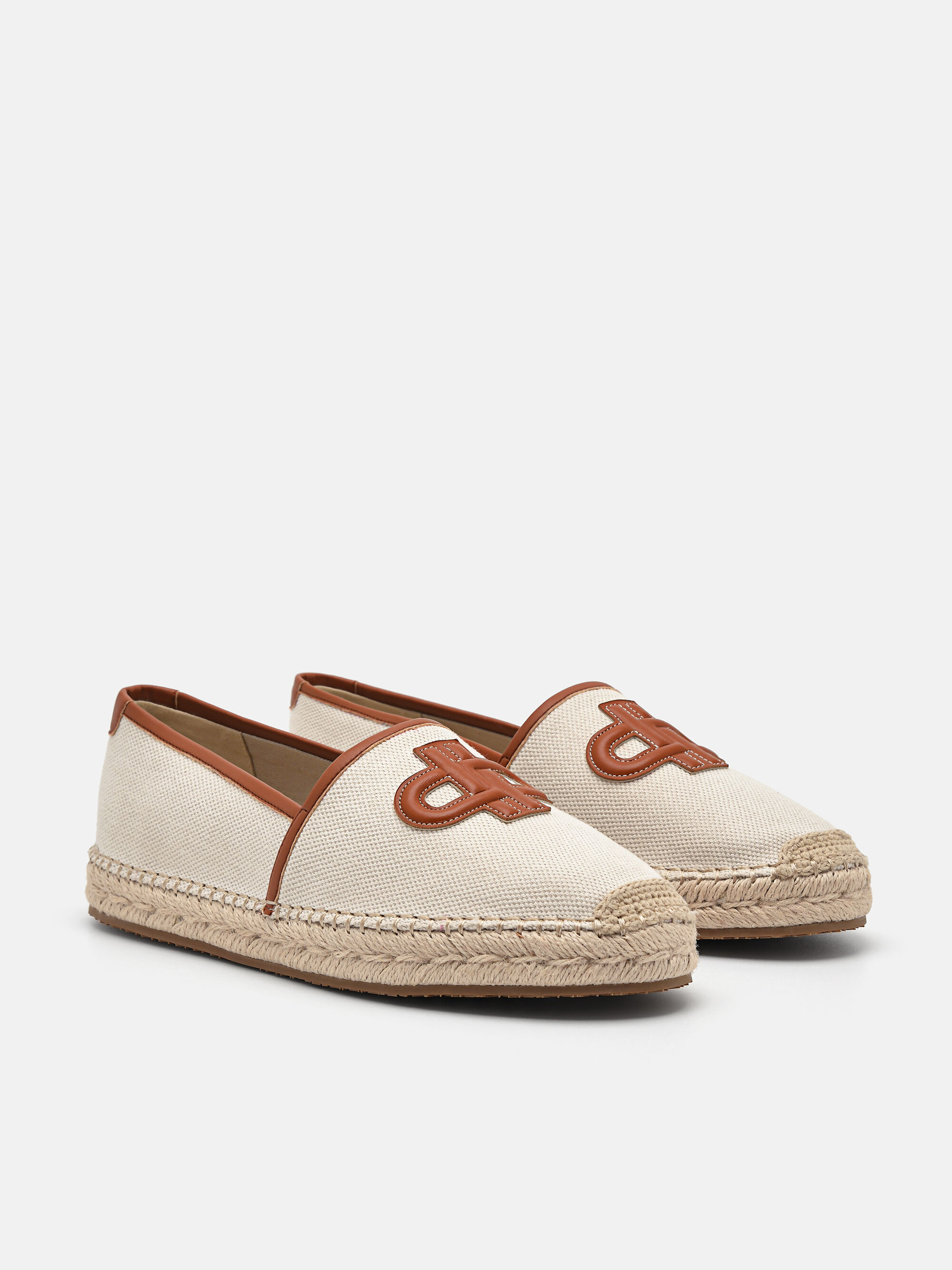 PEDRO Icon Fabric Loafers, Beige