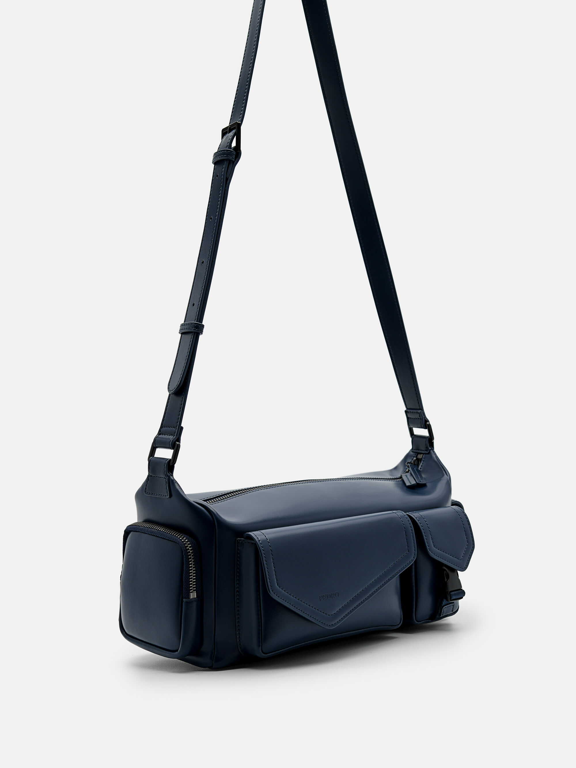 Taper Sling Bag, Navy