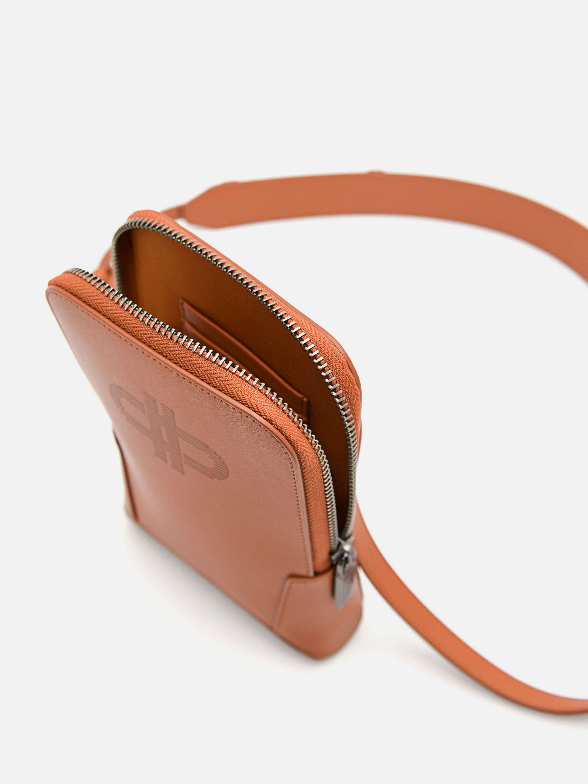 PEDRO Icon Leather Pouch, Cognac