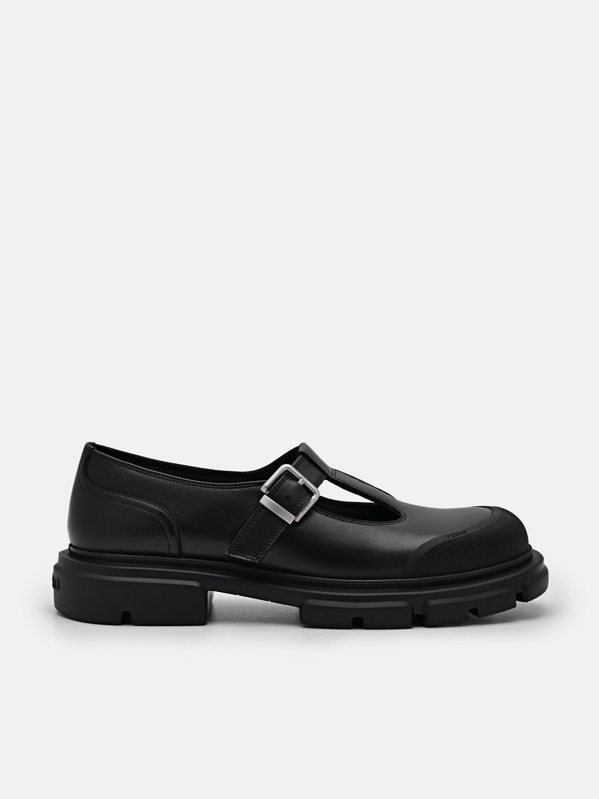 Ellis Leather Loafers, Black