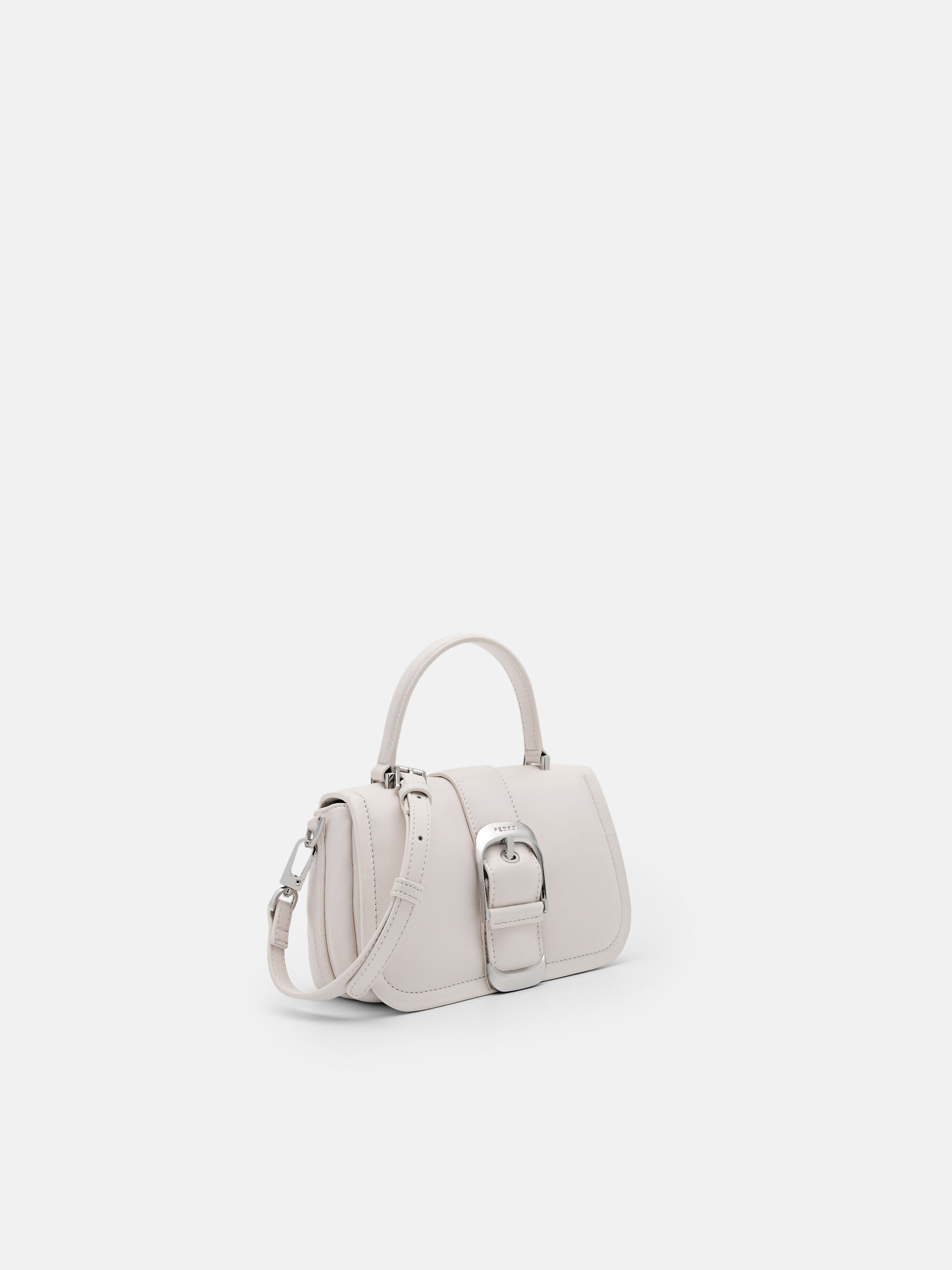 Helix Mini Shoulder Bag, Chalk