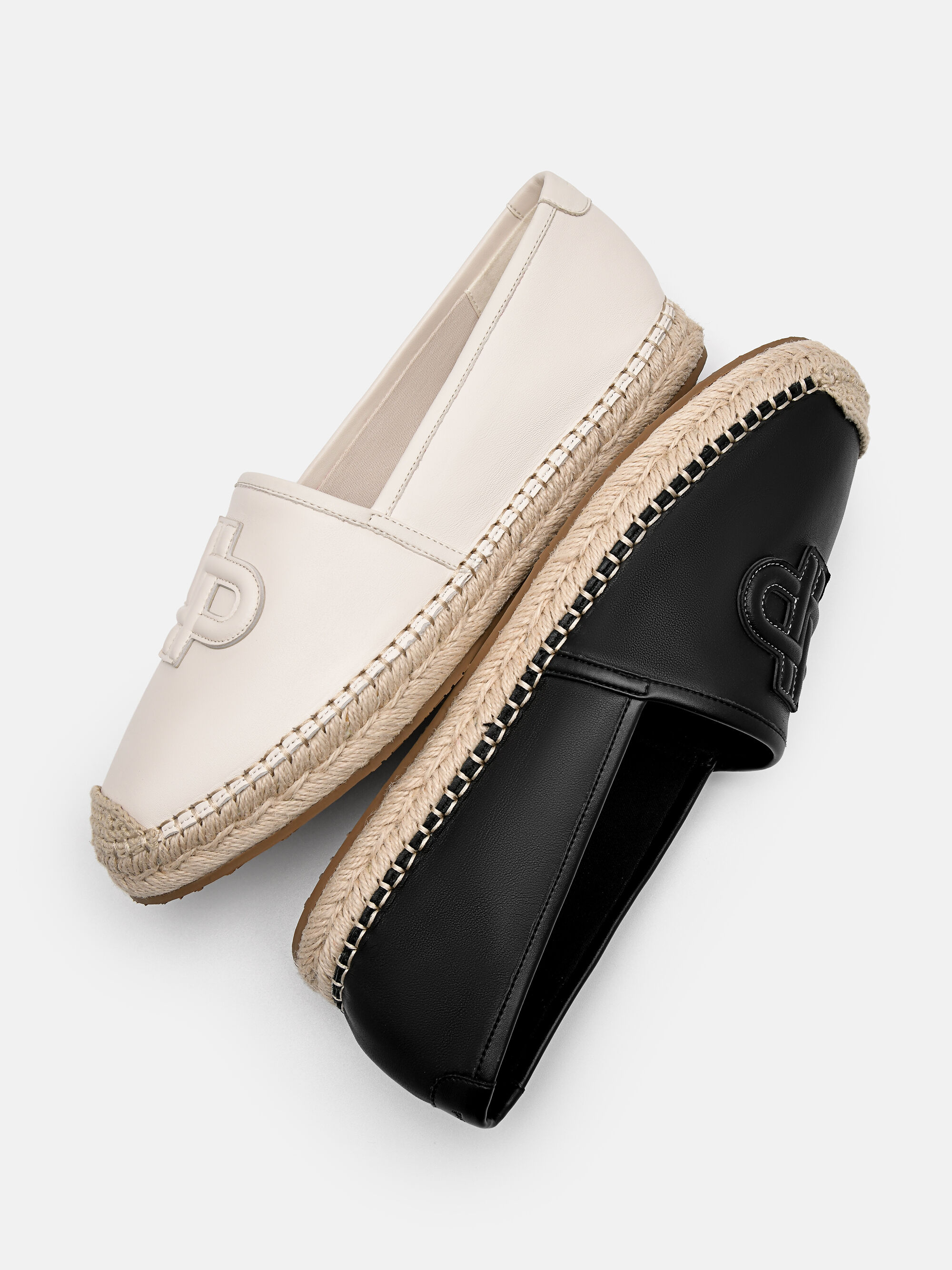 PEDRO Icon Leather Loafers, Chalk