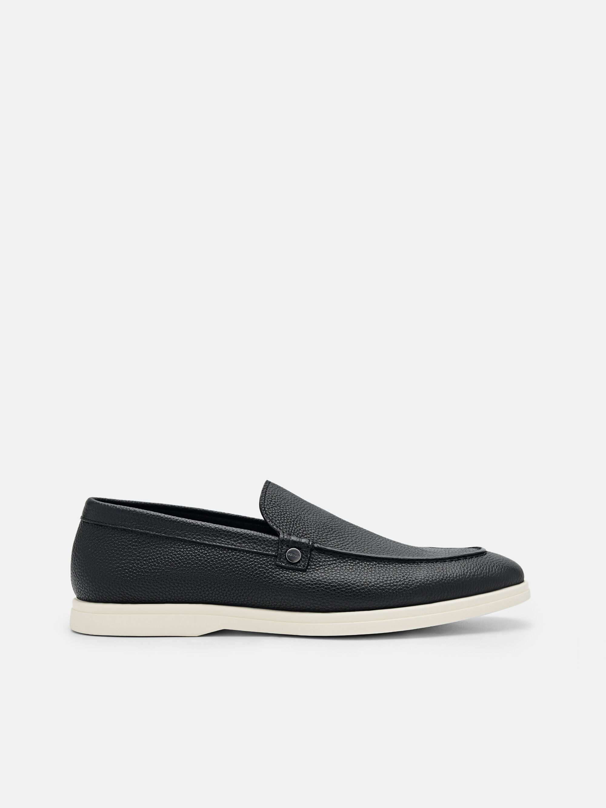 Oliver Leather Loafers, Black