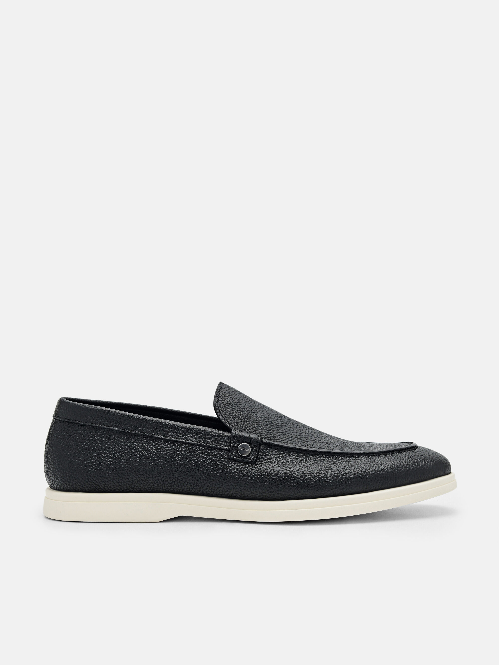 Oliver Leather Loafers, Black