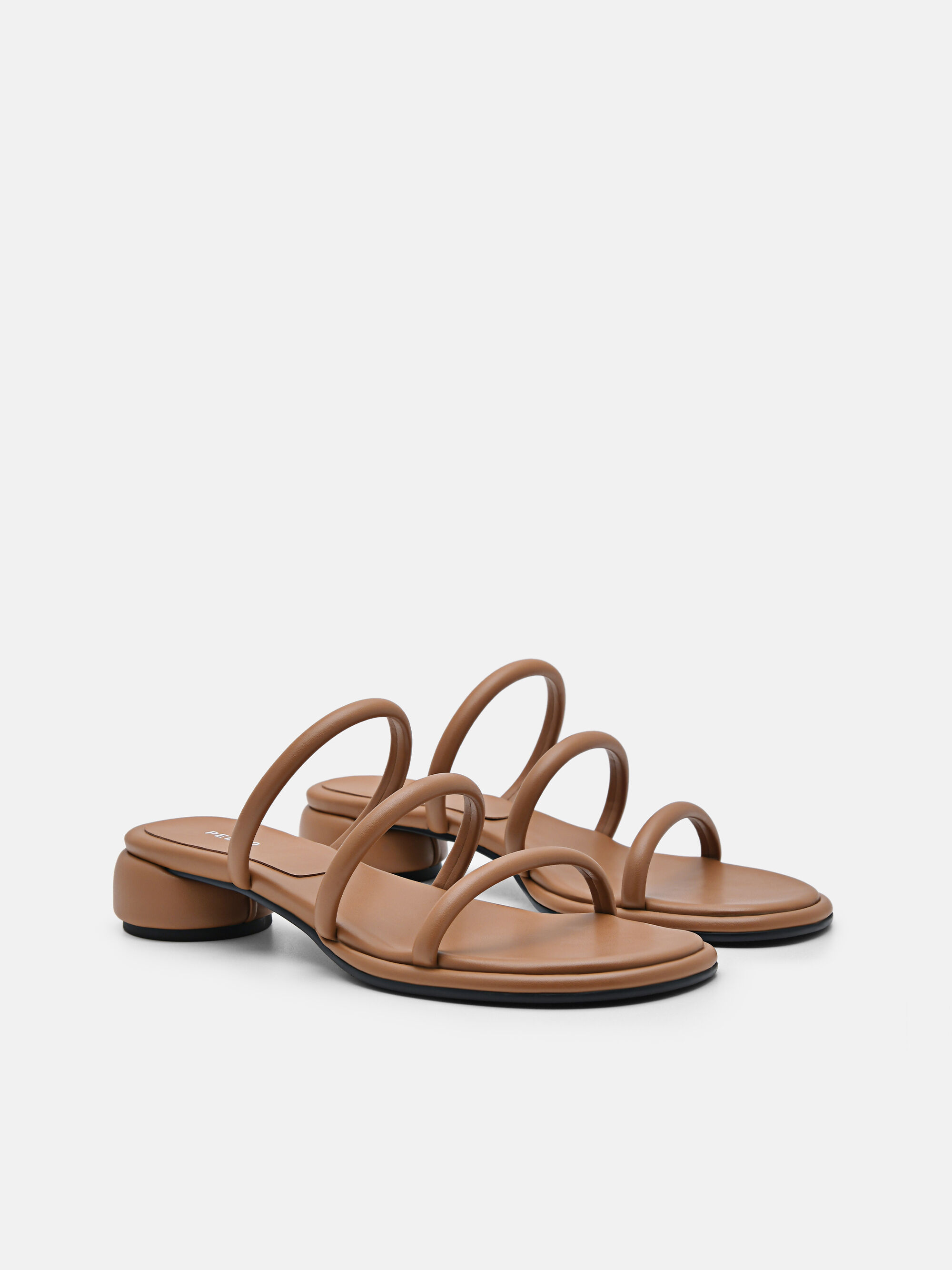 Meissa Strappy Heel Sandals, Camel