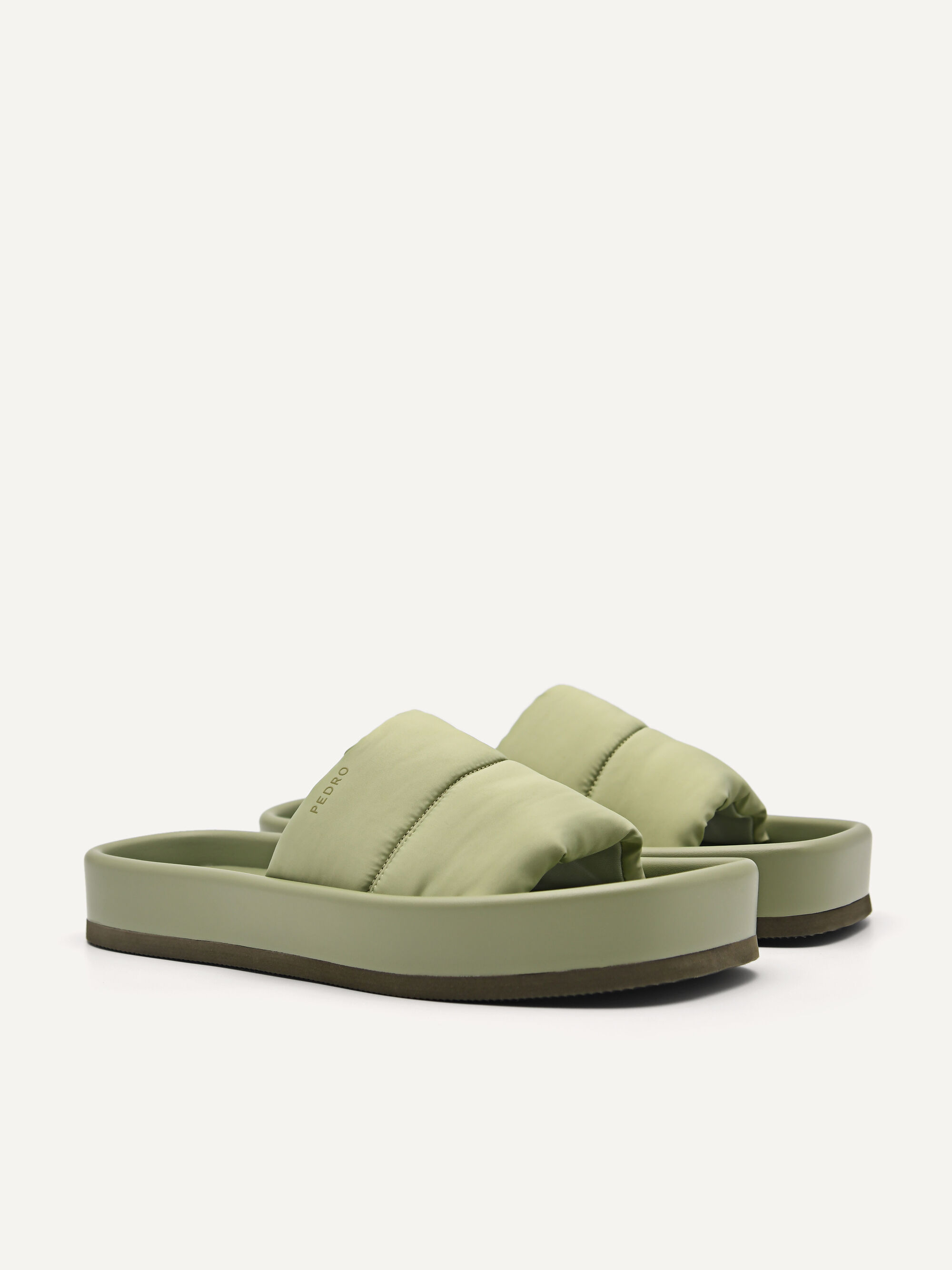 Tilly Nylon Sandals, Light Green