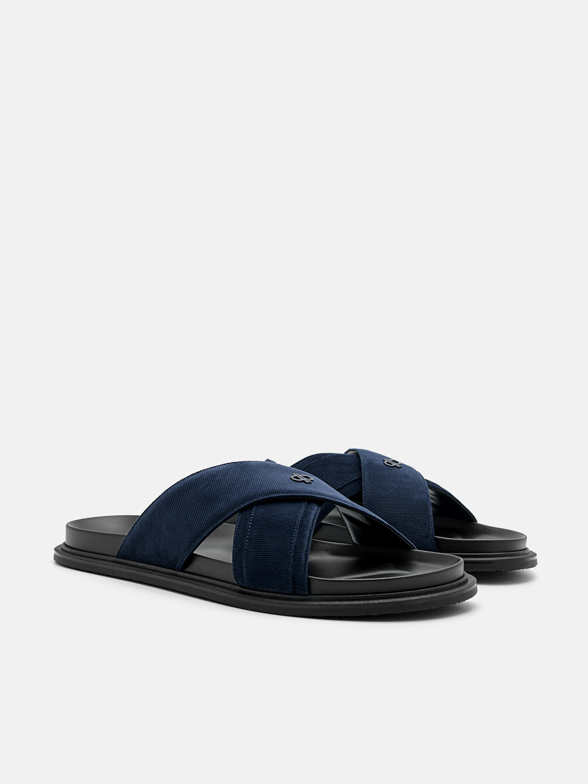 PEDRO Icon Cross Sandals, Navy