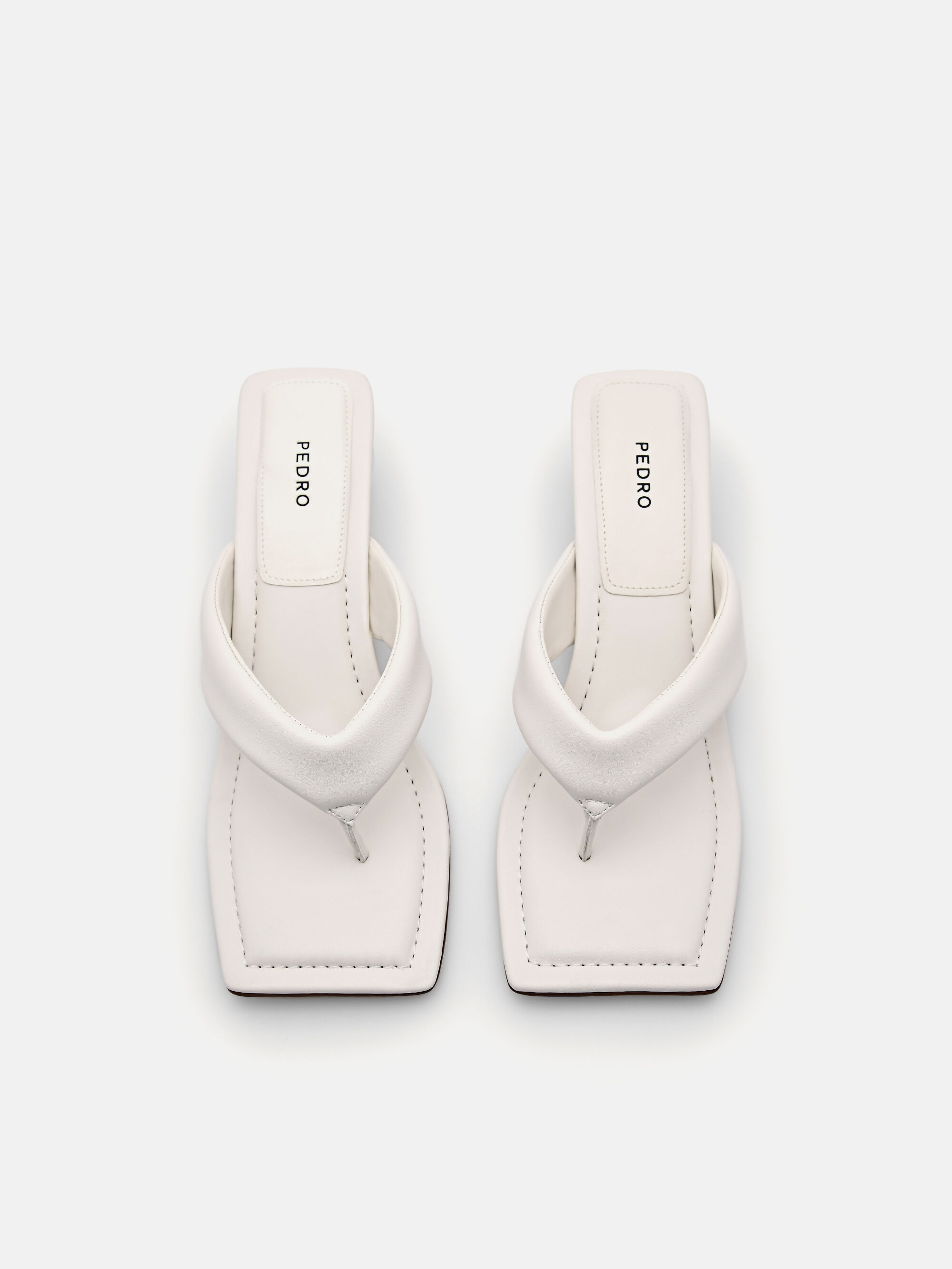 Vibe Heel Sandals, White