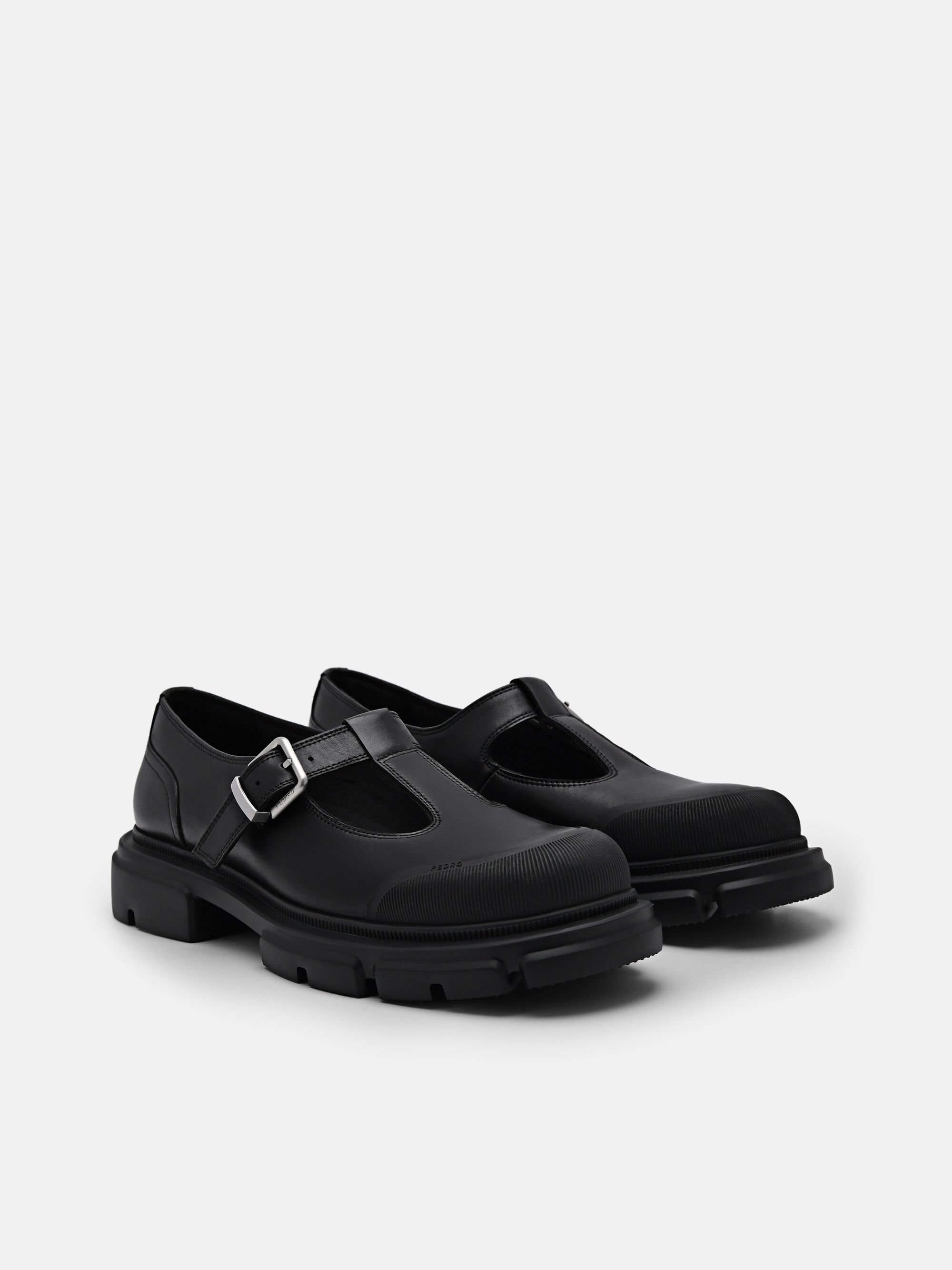 Ellis Leather Loafers, Black