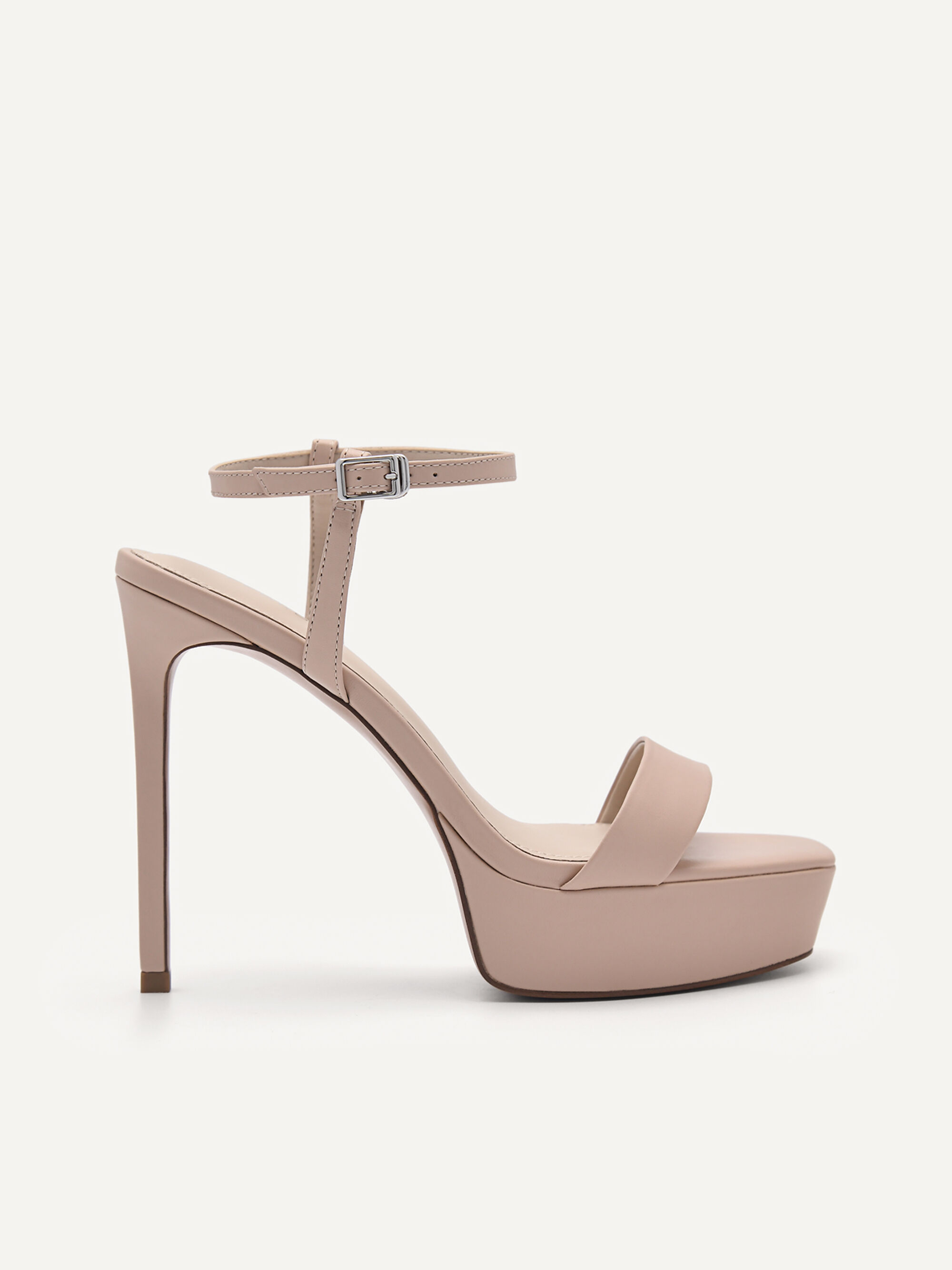 Womens nude 2025 platform heels