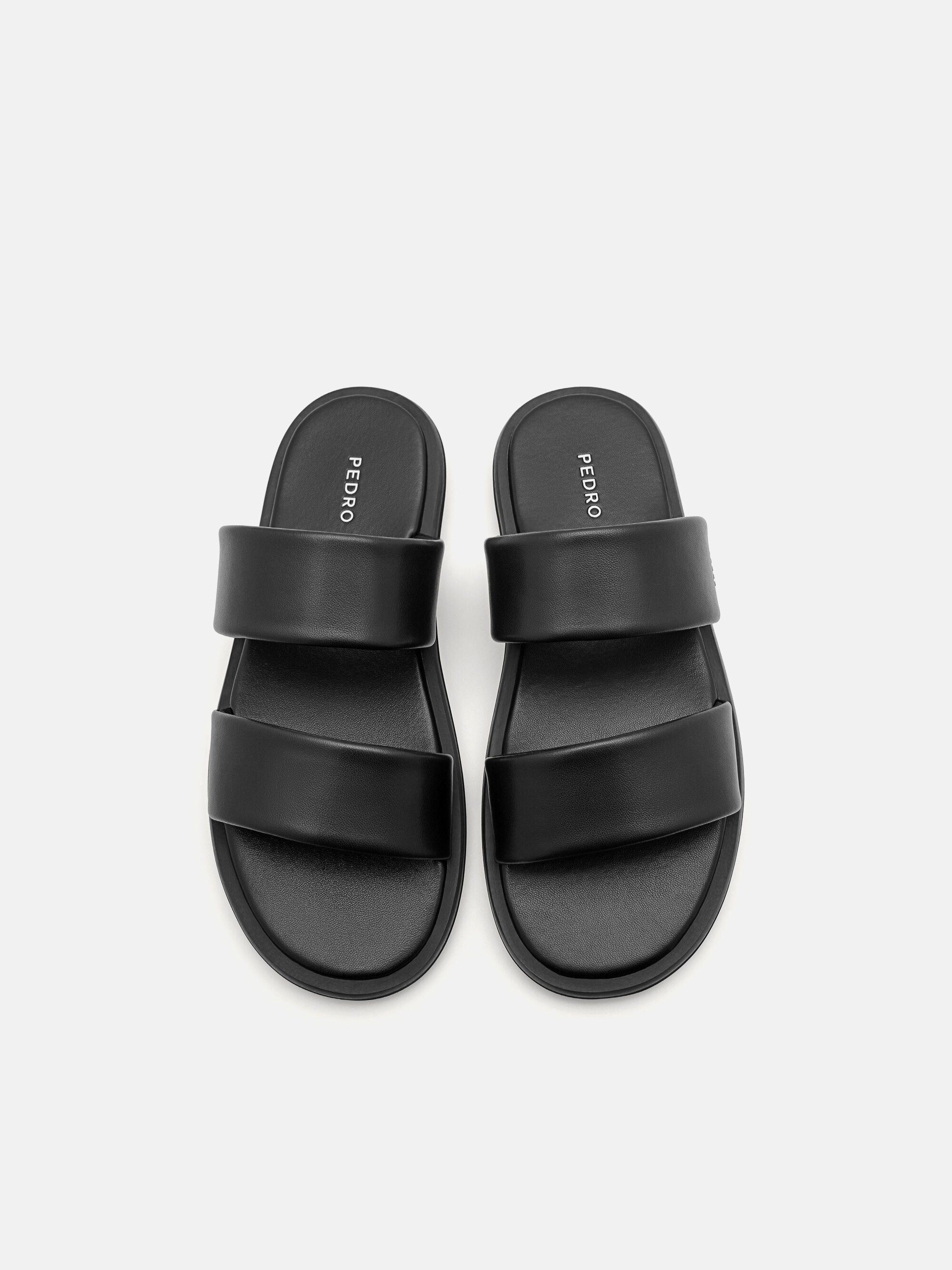 Slide Sandals, Black