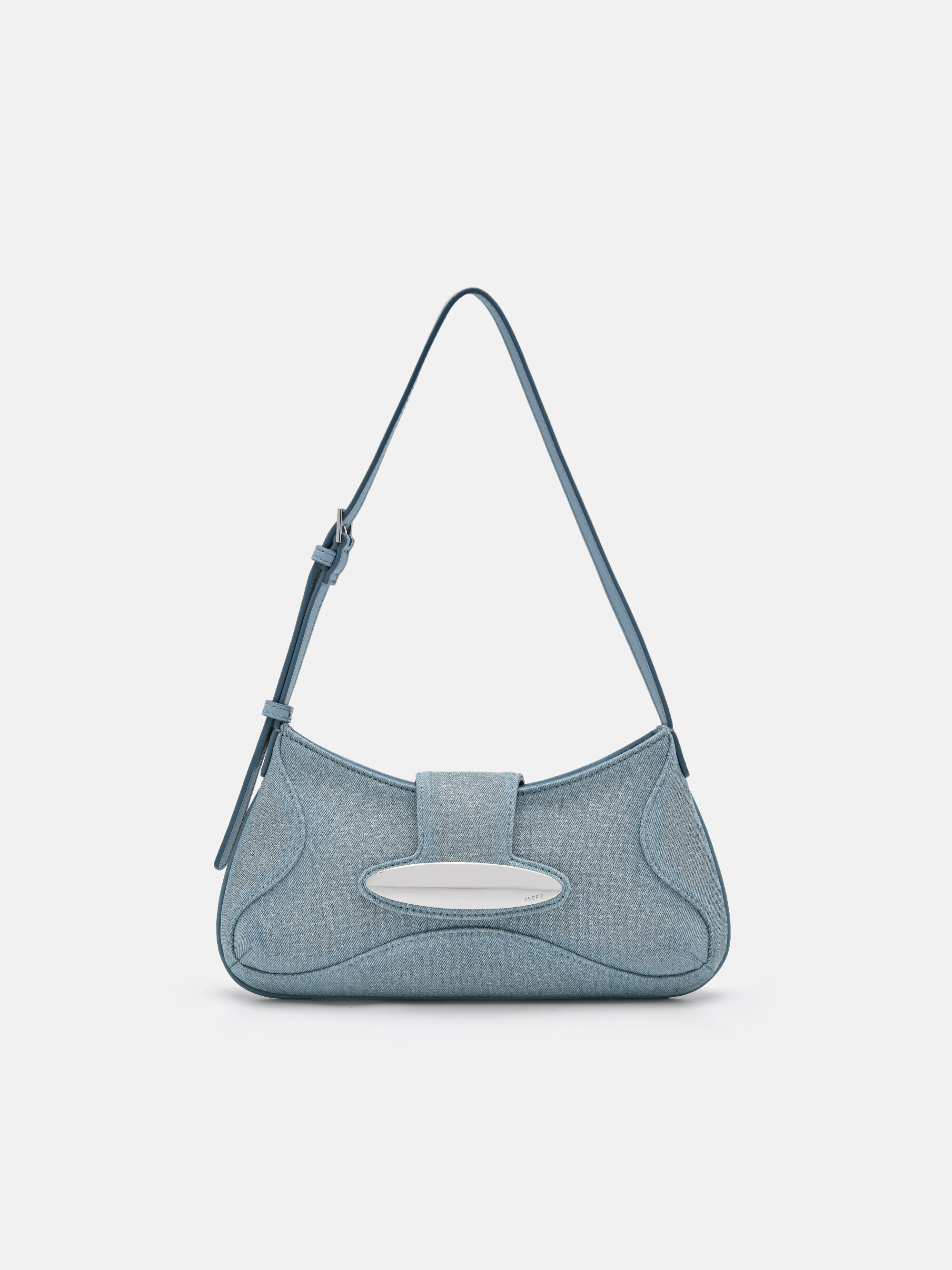 Dione Shoulder Bag, Slate Blue