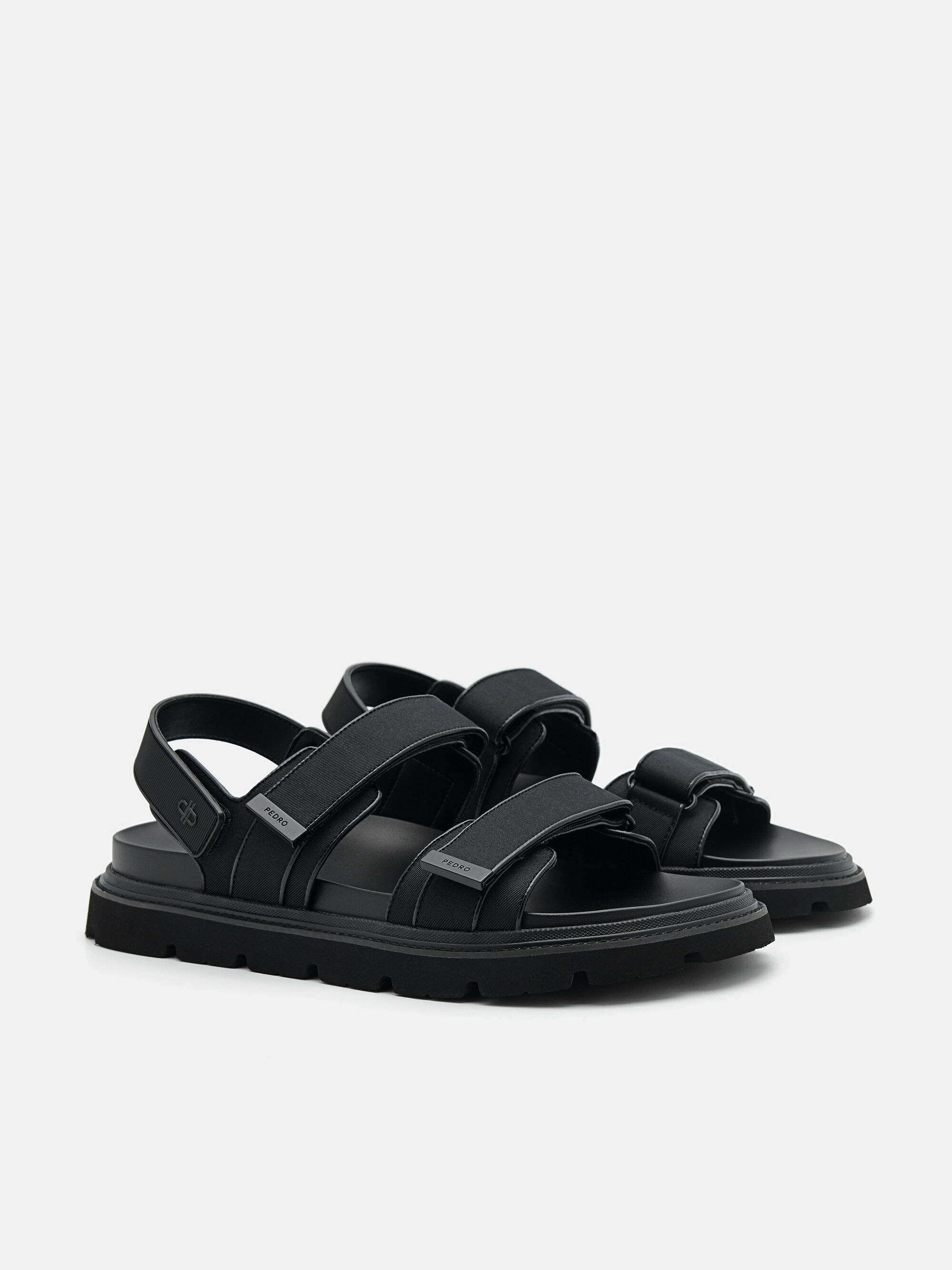 Bryson Backstrap Sandals, Black