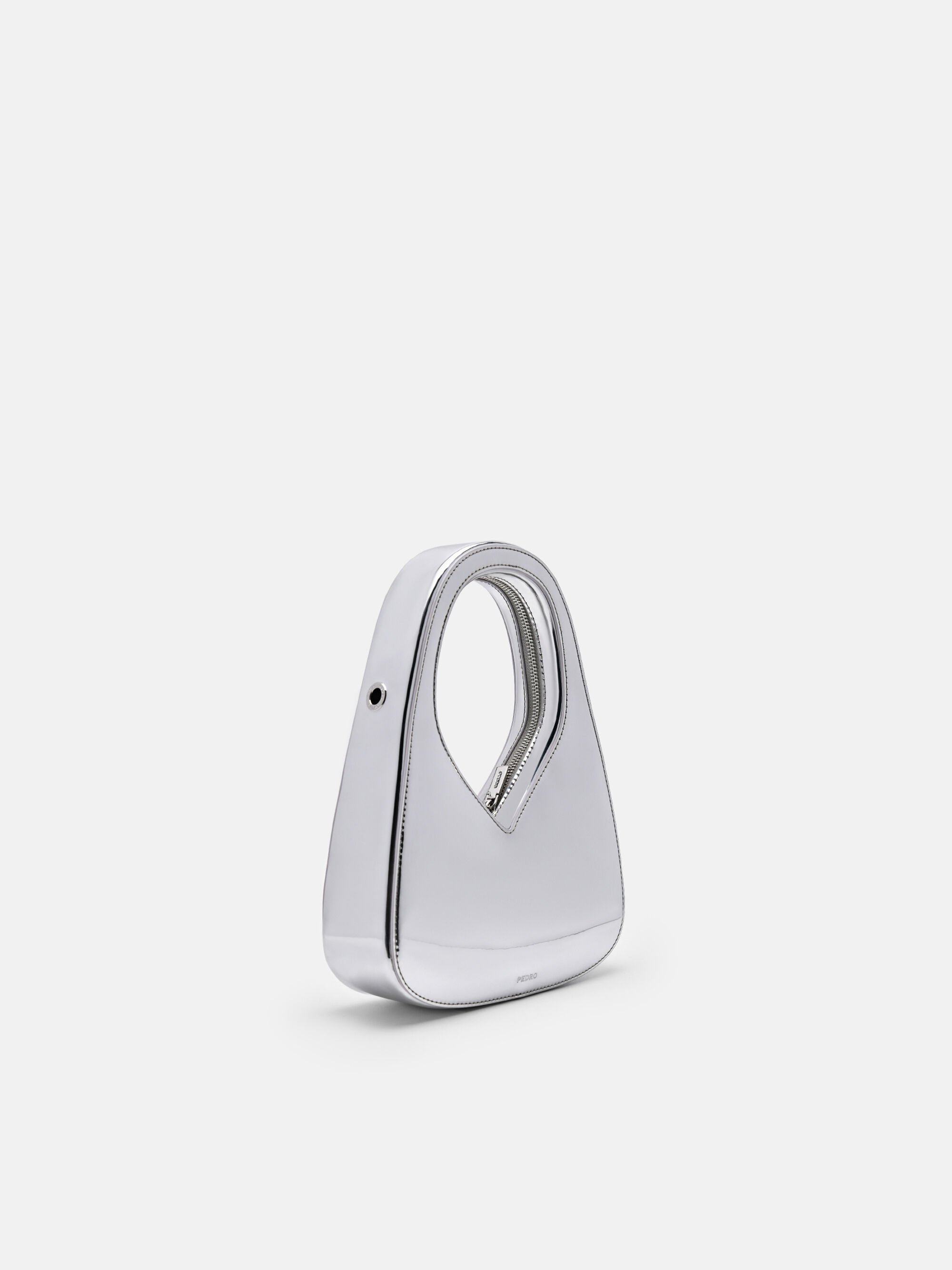 Alta Hobo Bag, Silver