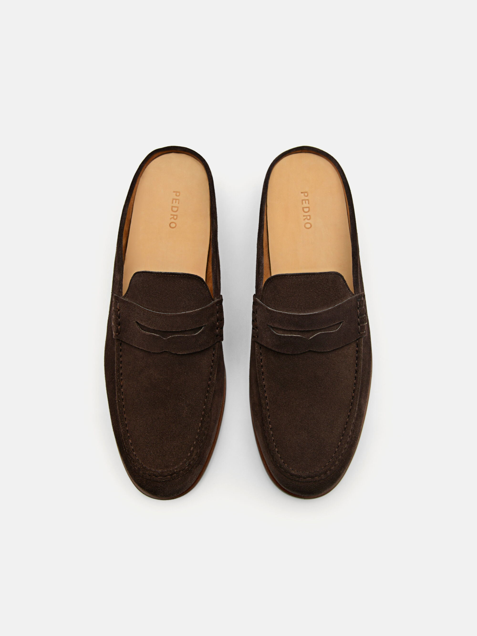 Blake Leather Slip-On Loafers, Dark Brown