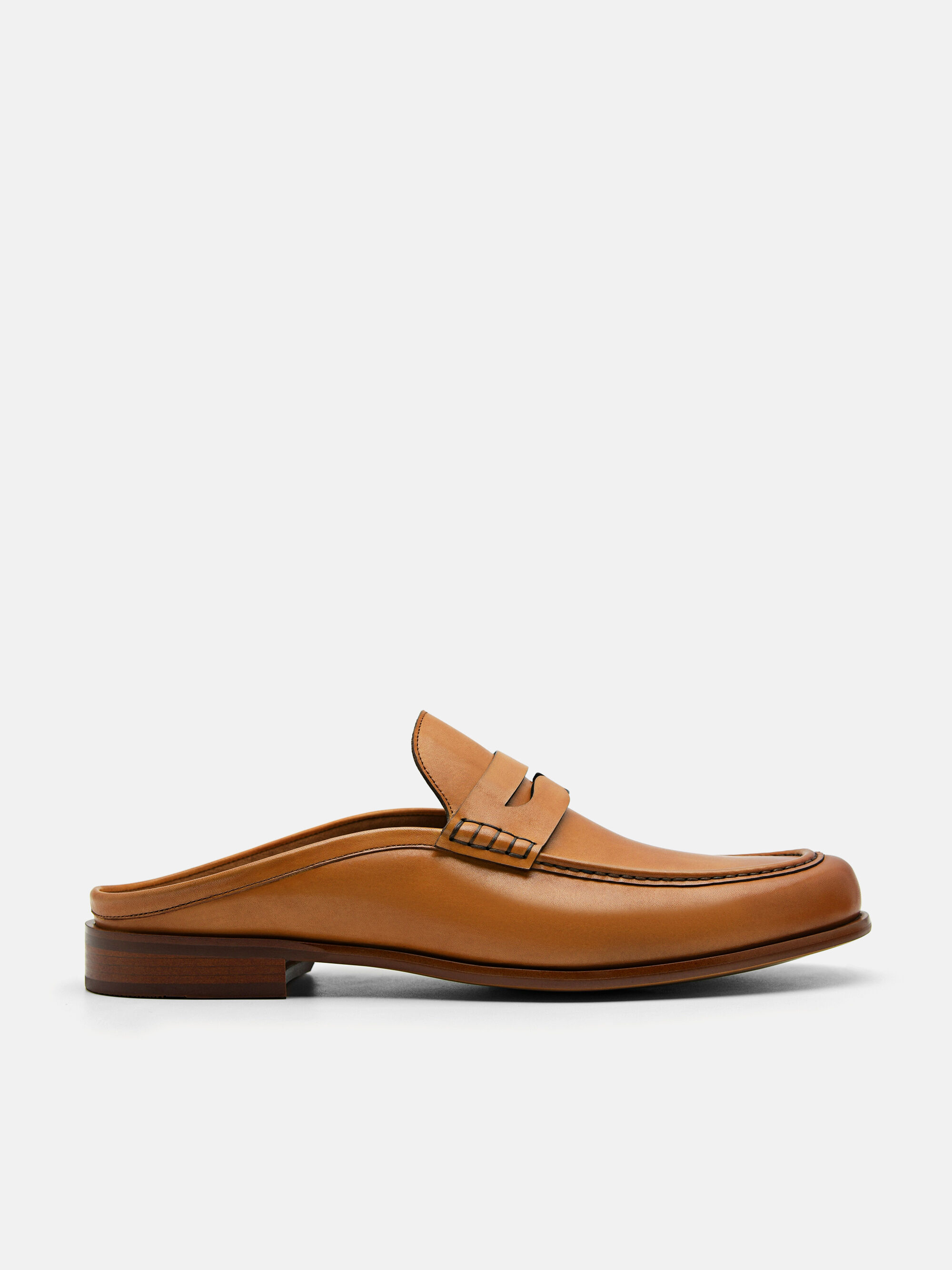 Blake Leather Slip-On Loafers, Camel