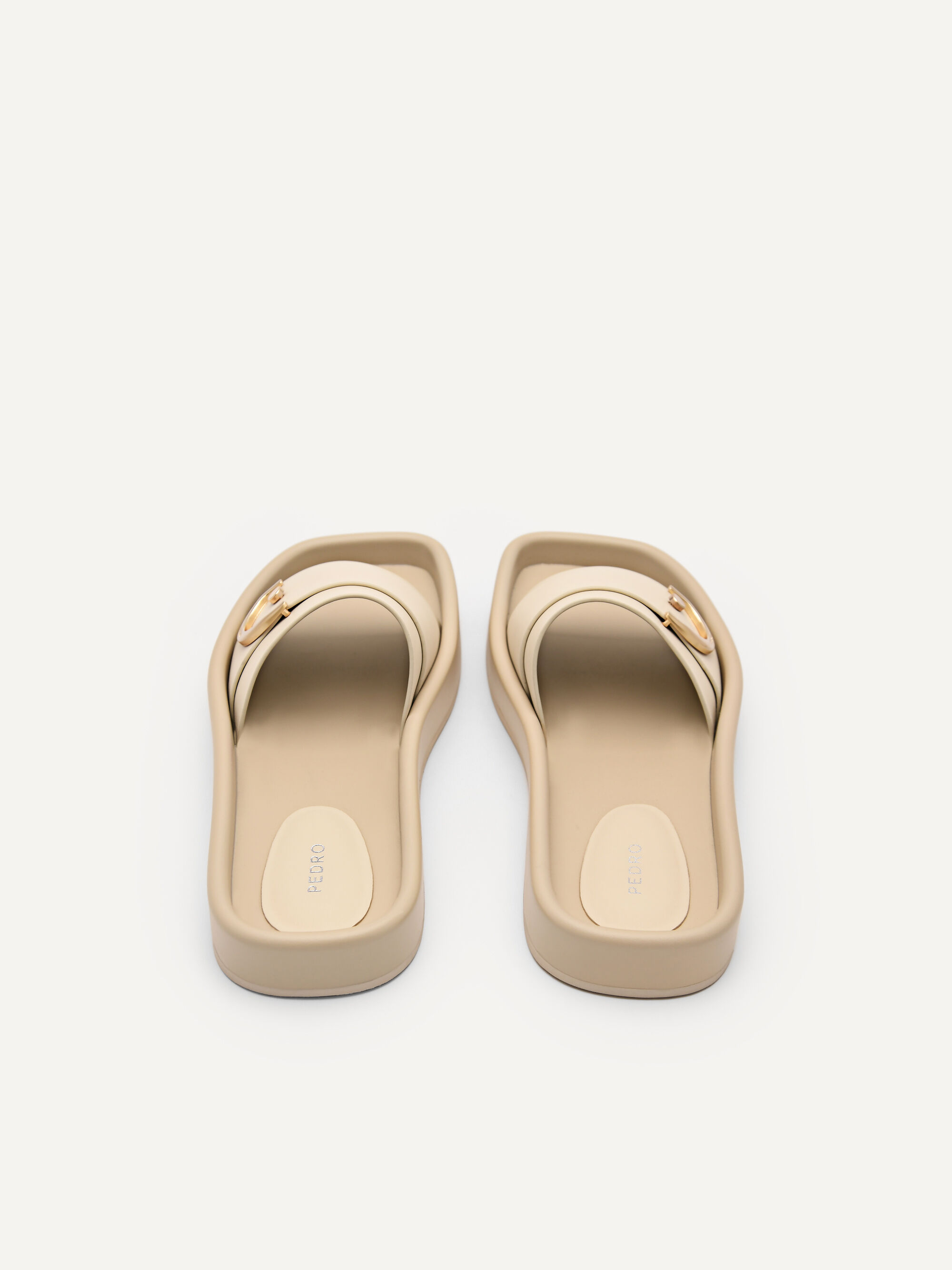 Yasmin Slip-On Sandals, Beige