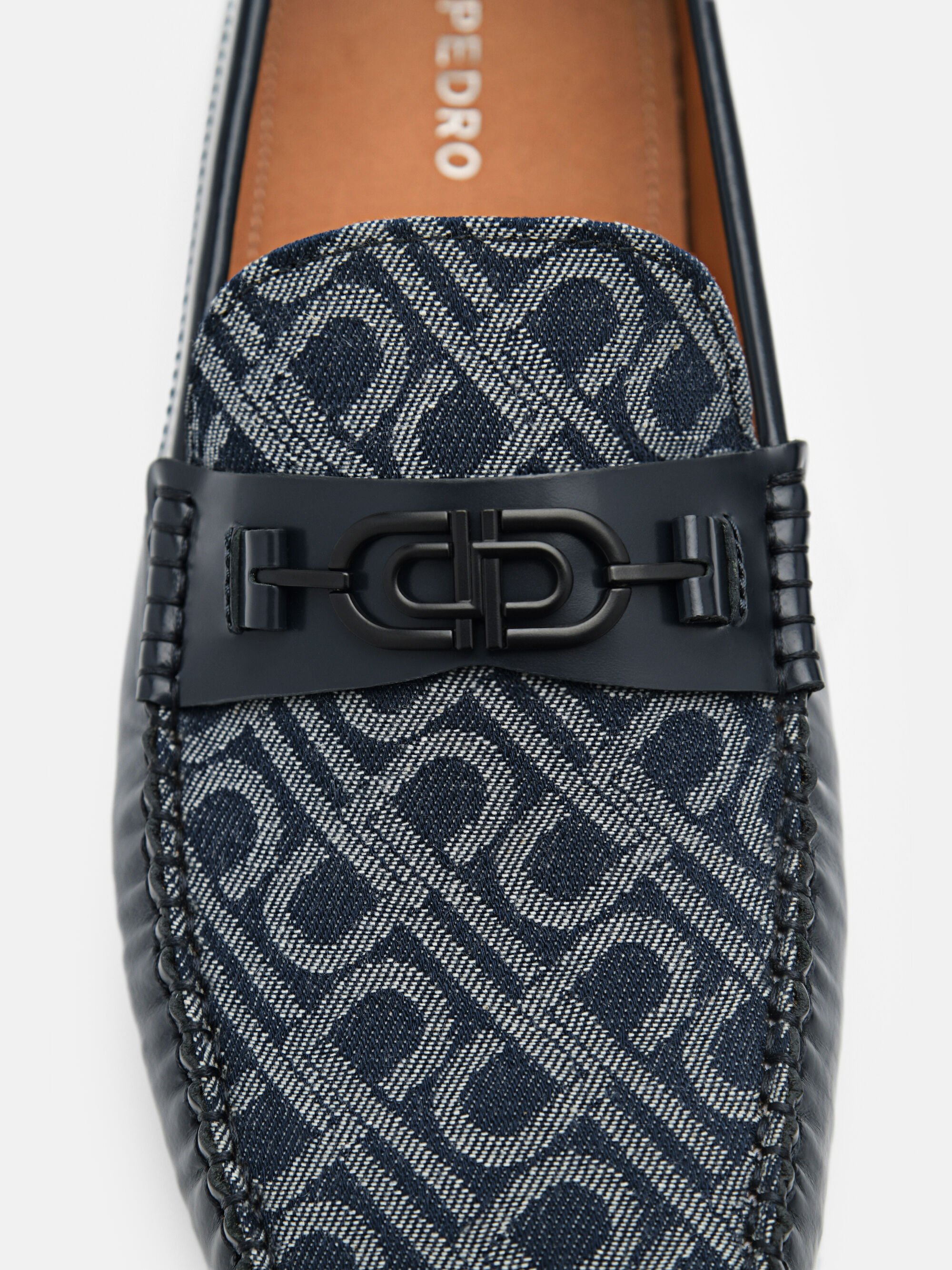 PEDRO Icon Fabric Loafers, Navy