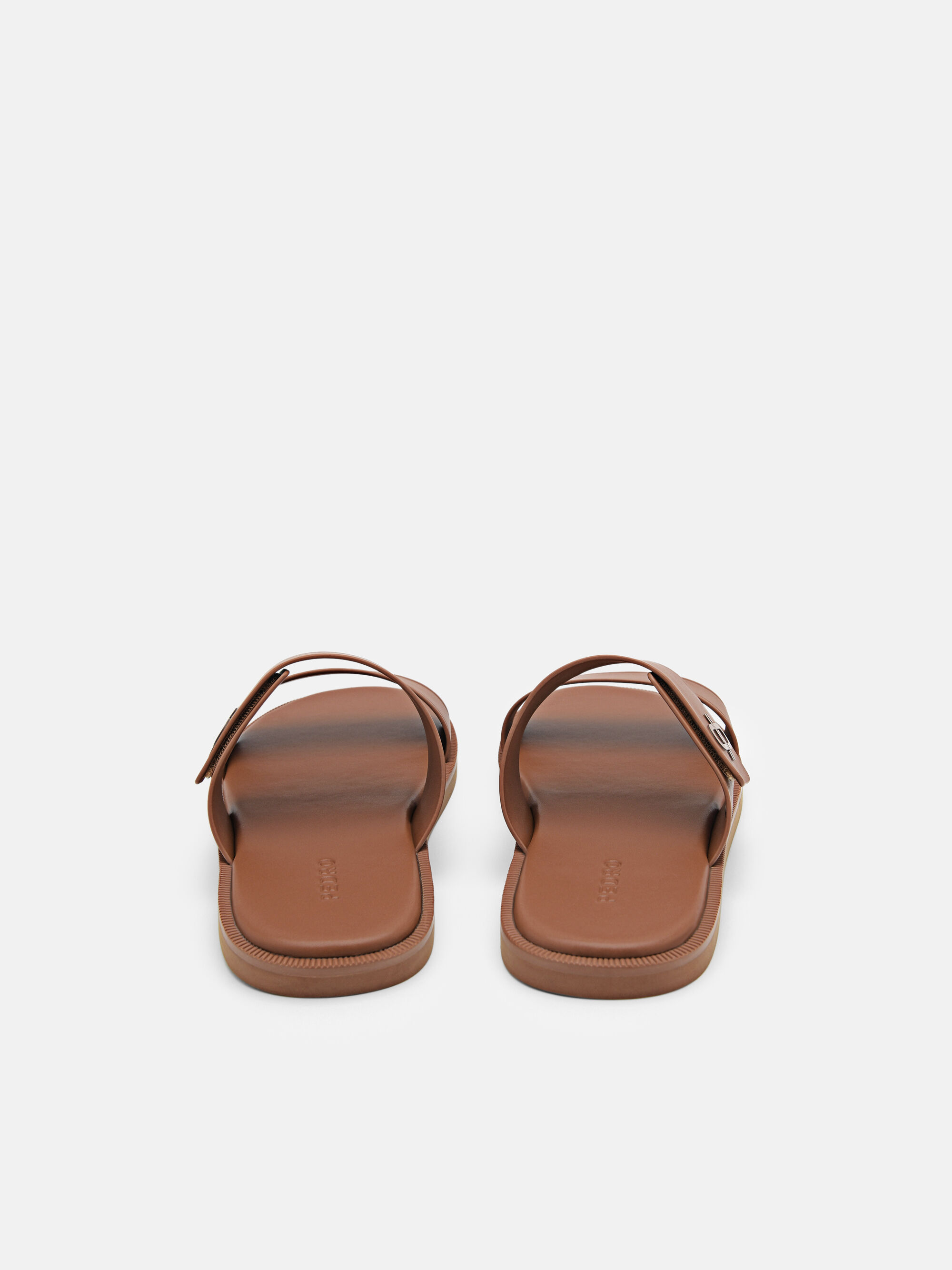 PEDRO Icon Slide Sandals, Cognac