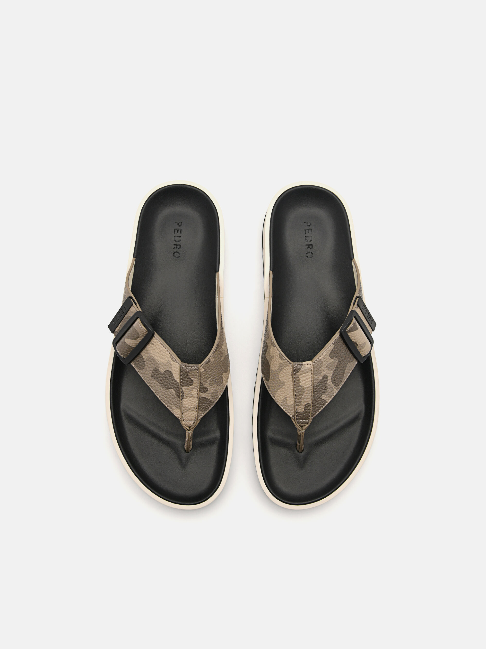 George Thong Sandals, Taupe