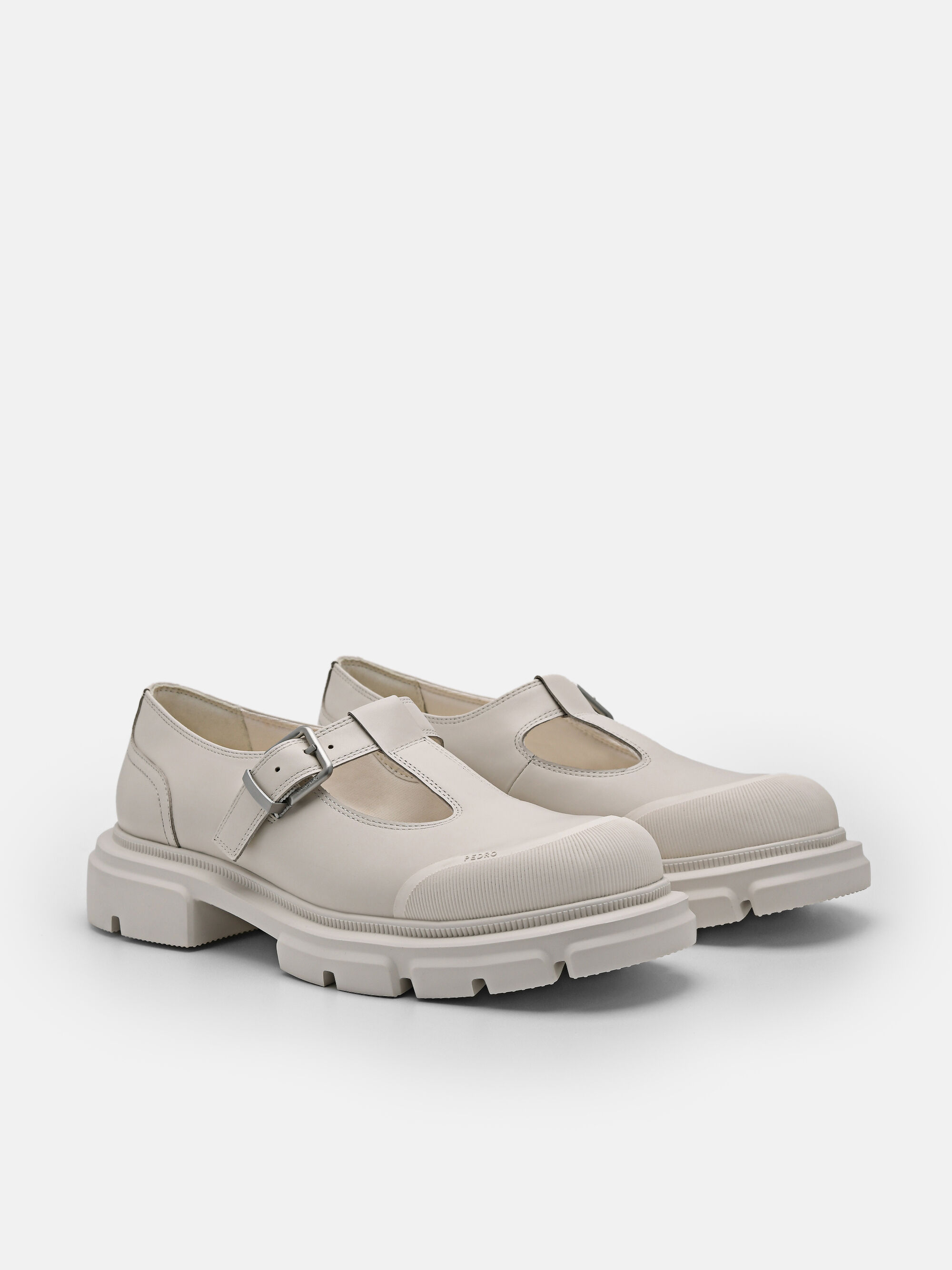 Ellis Leather Loafers, Chalk